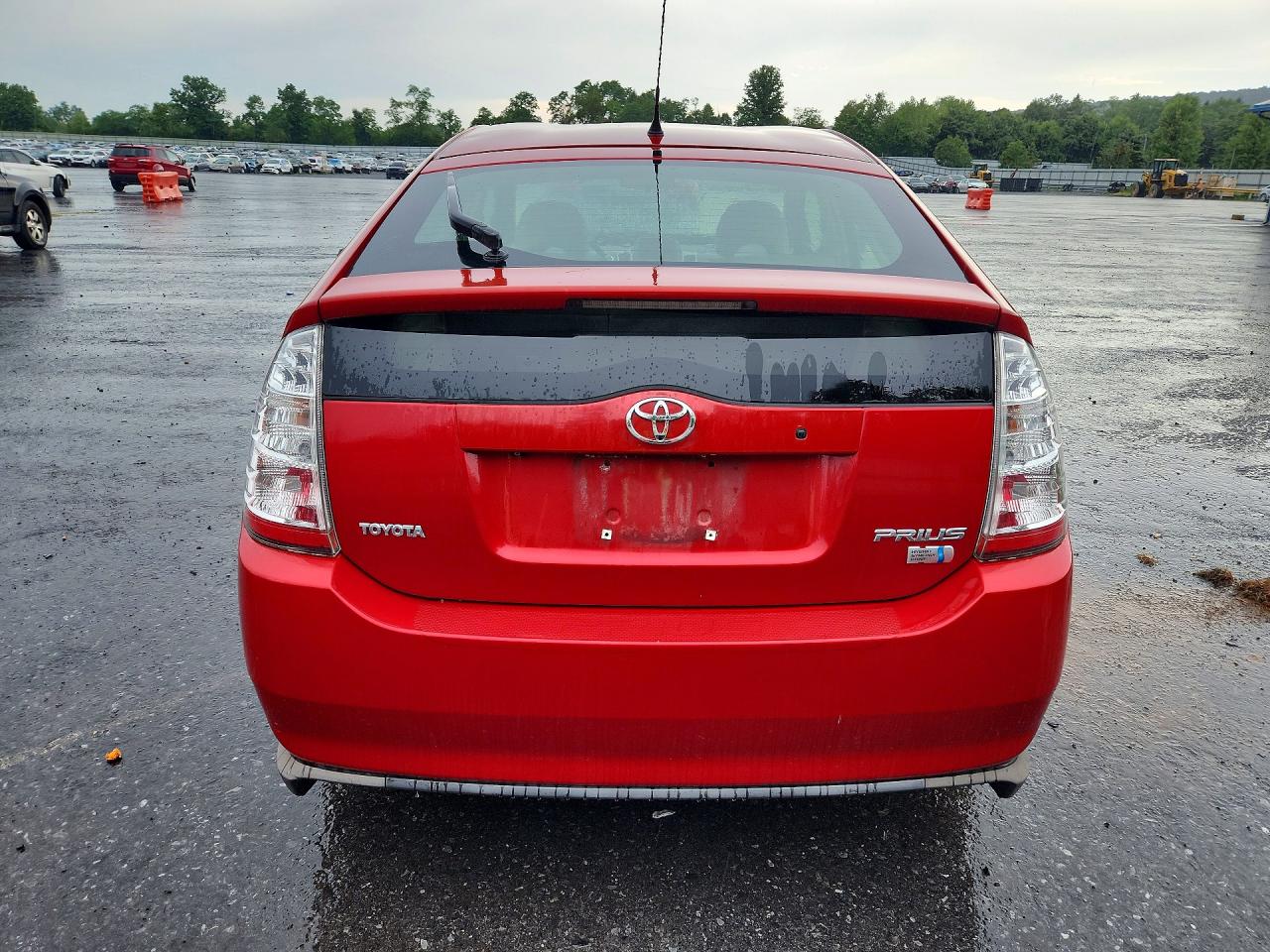 2008 Toyota Prius Base Красный vin: JTDKB20U983430668