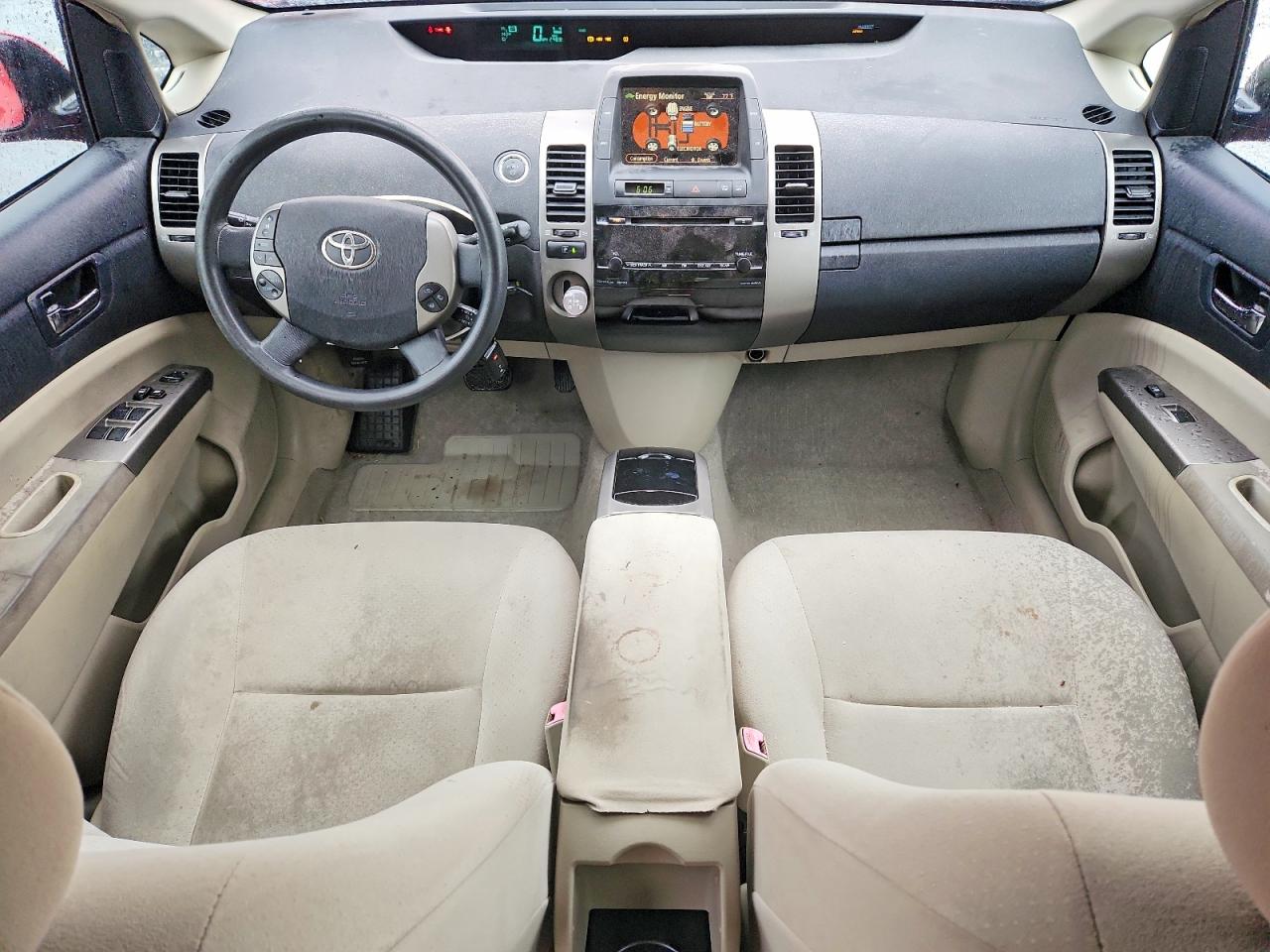 2008 Toyota Prius Base Красный vin: JTDKB20U983430668
