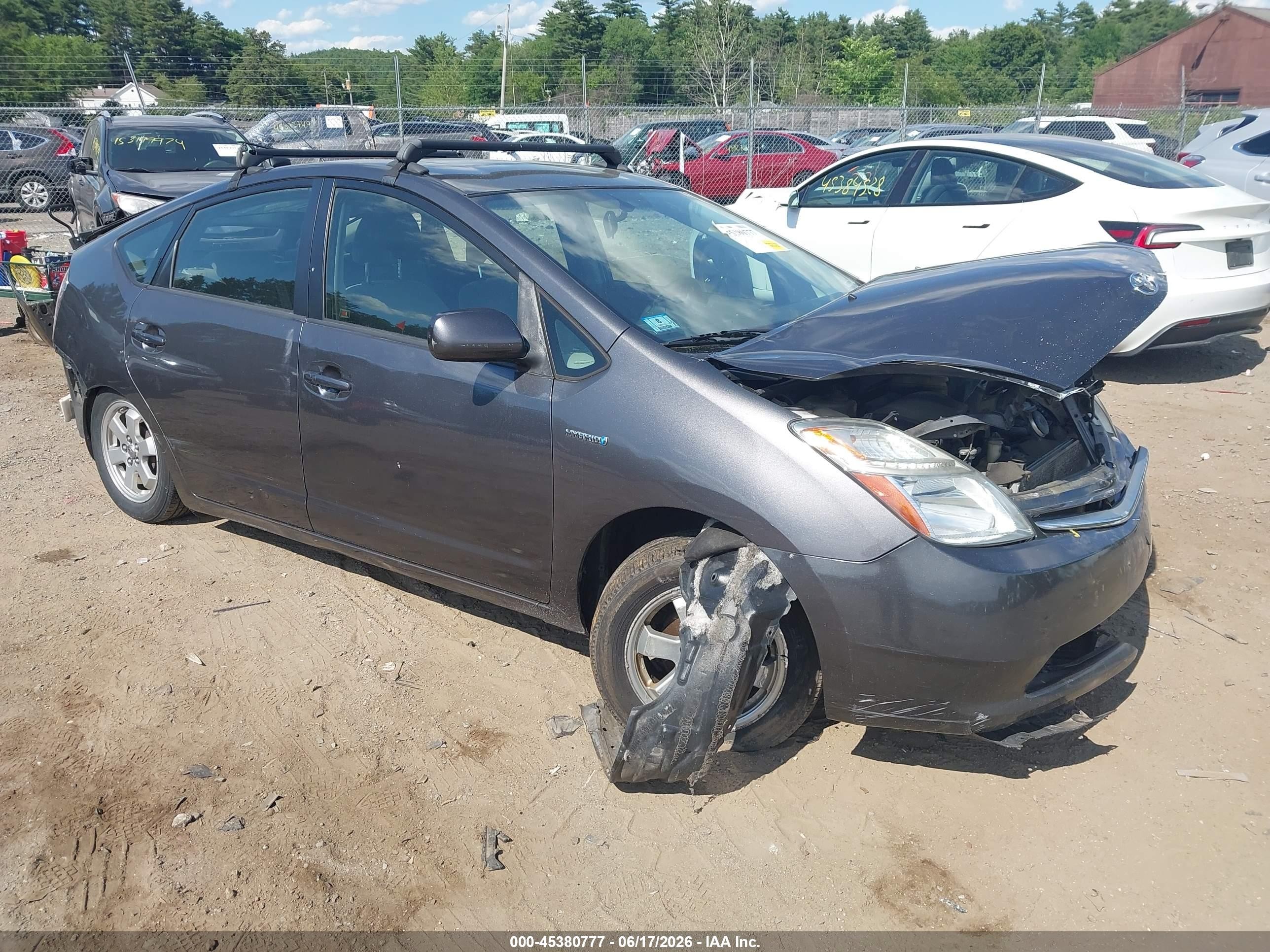 2008 Toyota Prius   Gray vin: JTDKB20U983444327