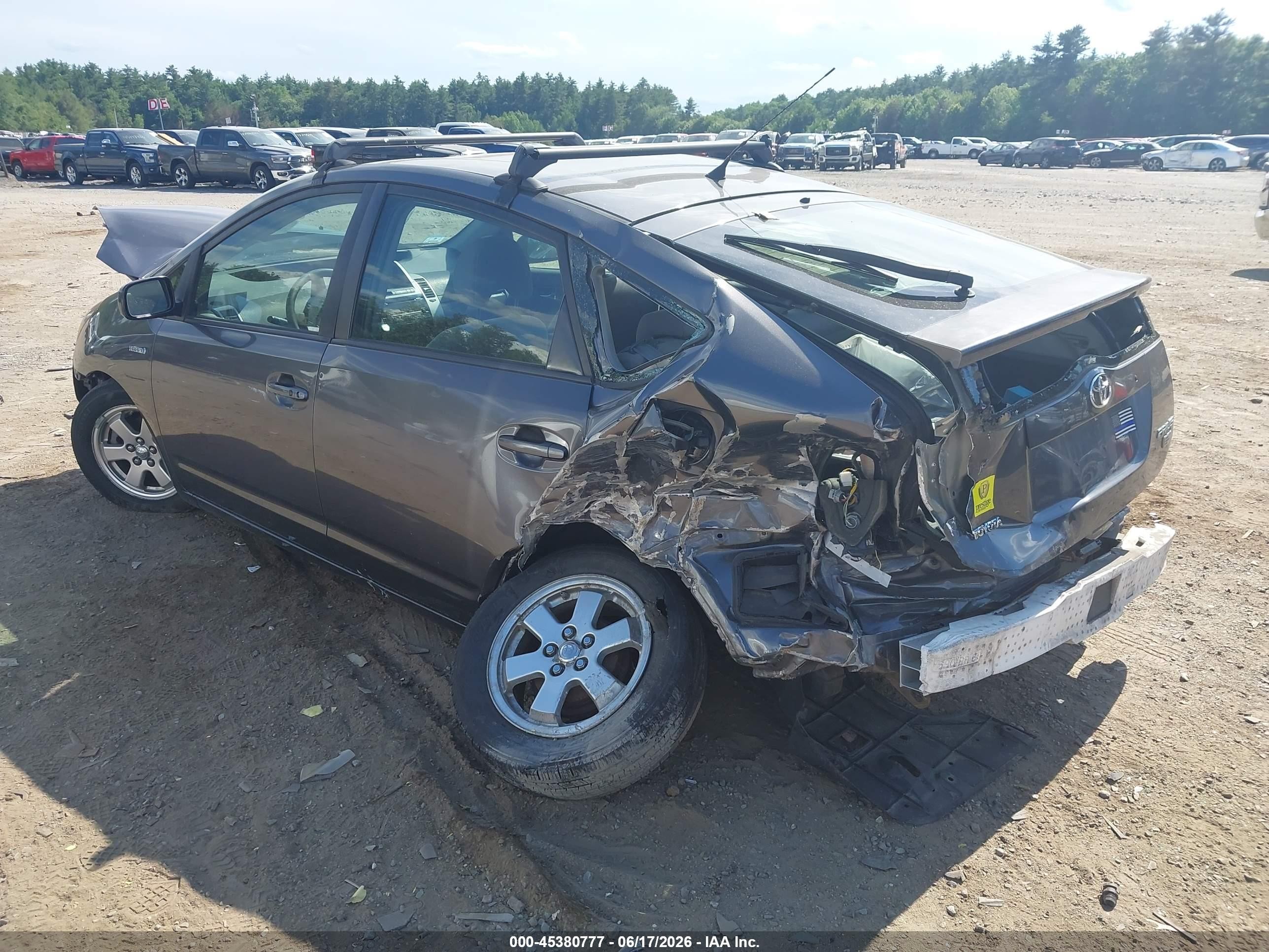 2008 Toyota Prius   Gray vin: JTDKB20U983444327