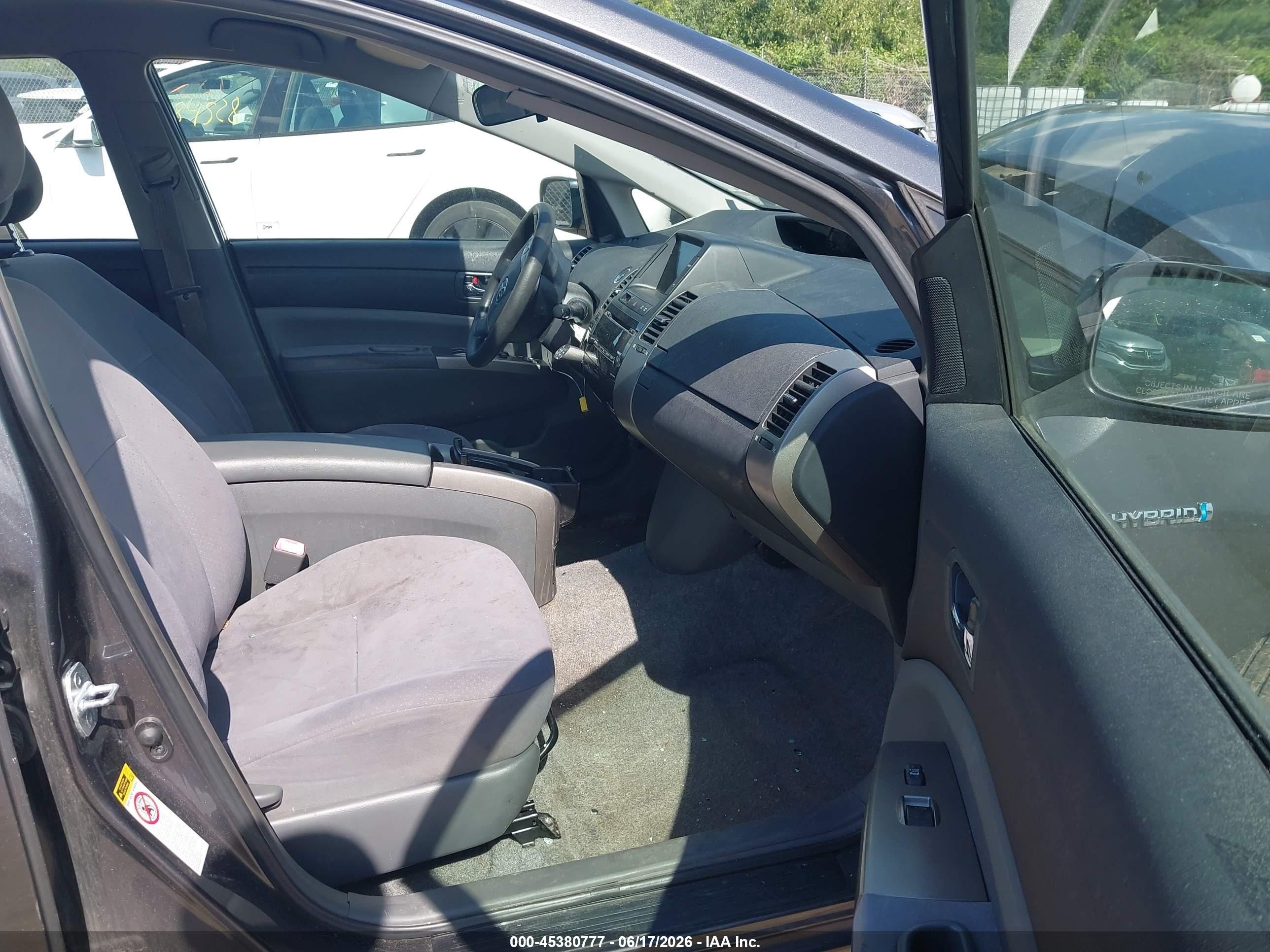 2008 Toyota Prius   Gray vin: JTDKB20U983444327