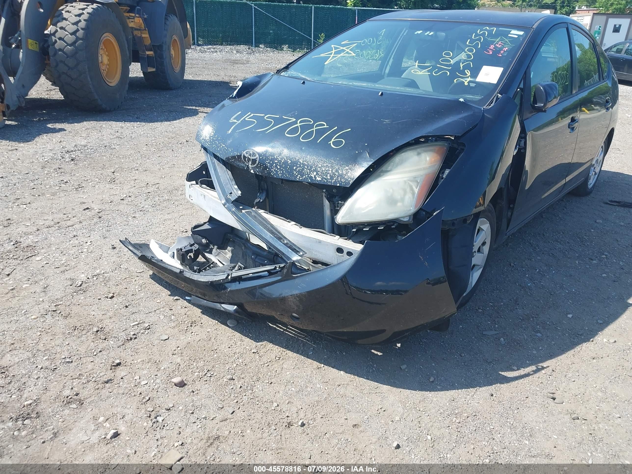 2008 Toyota Prius   Черный vin: JTDKB20U983460656