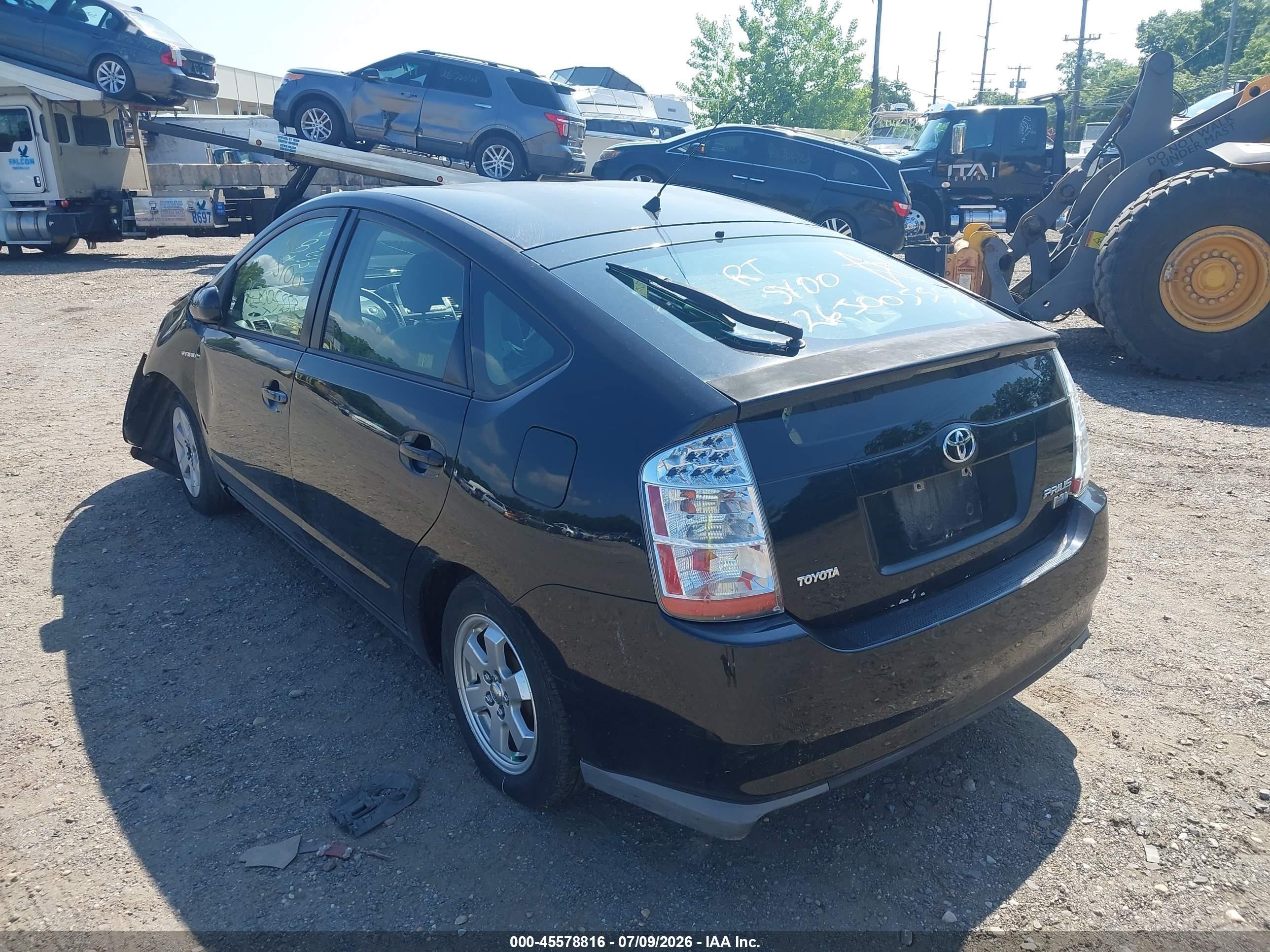 2008 Toyota Prius   Черный vin: JTDKB20U983460656