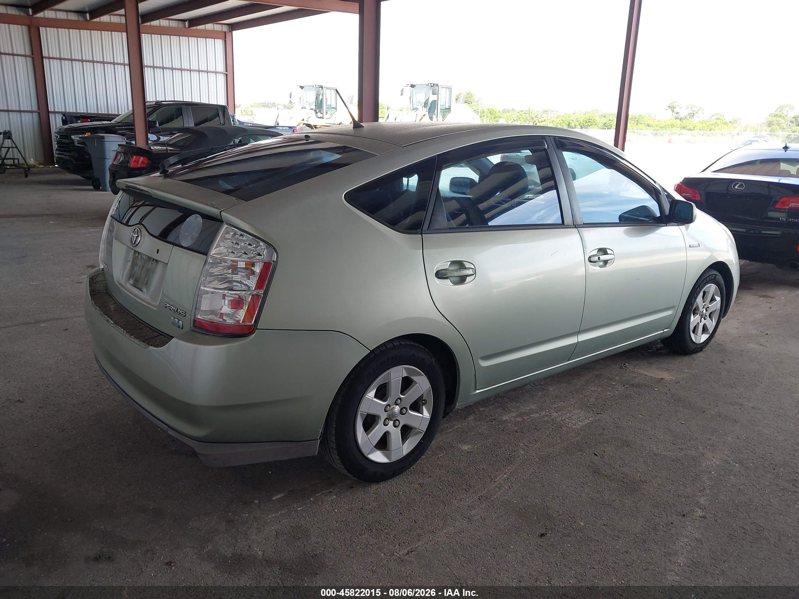 2008 Toyota Prius   Green vin: JTDKB20U983461497