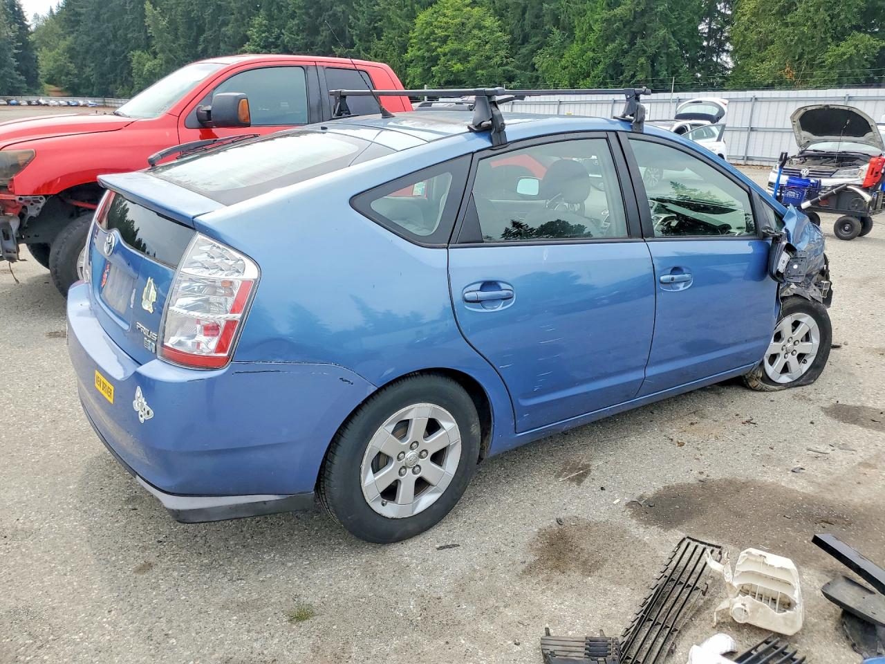 2008 Toyota Prius Base Blue vin: JTDKB20U987701477