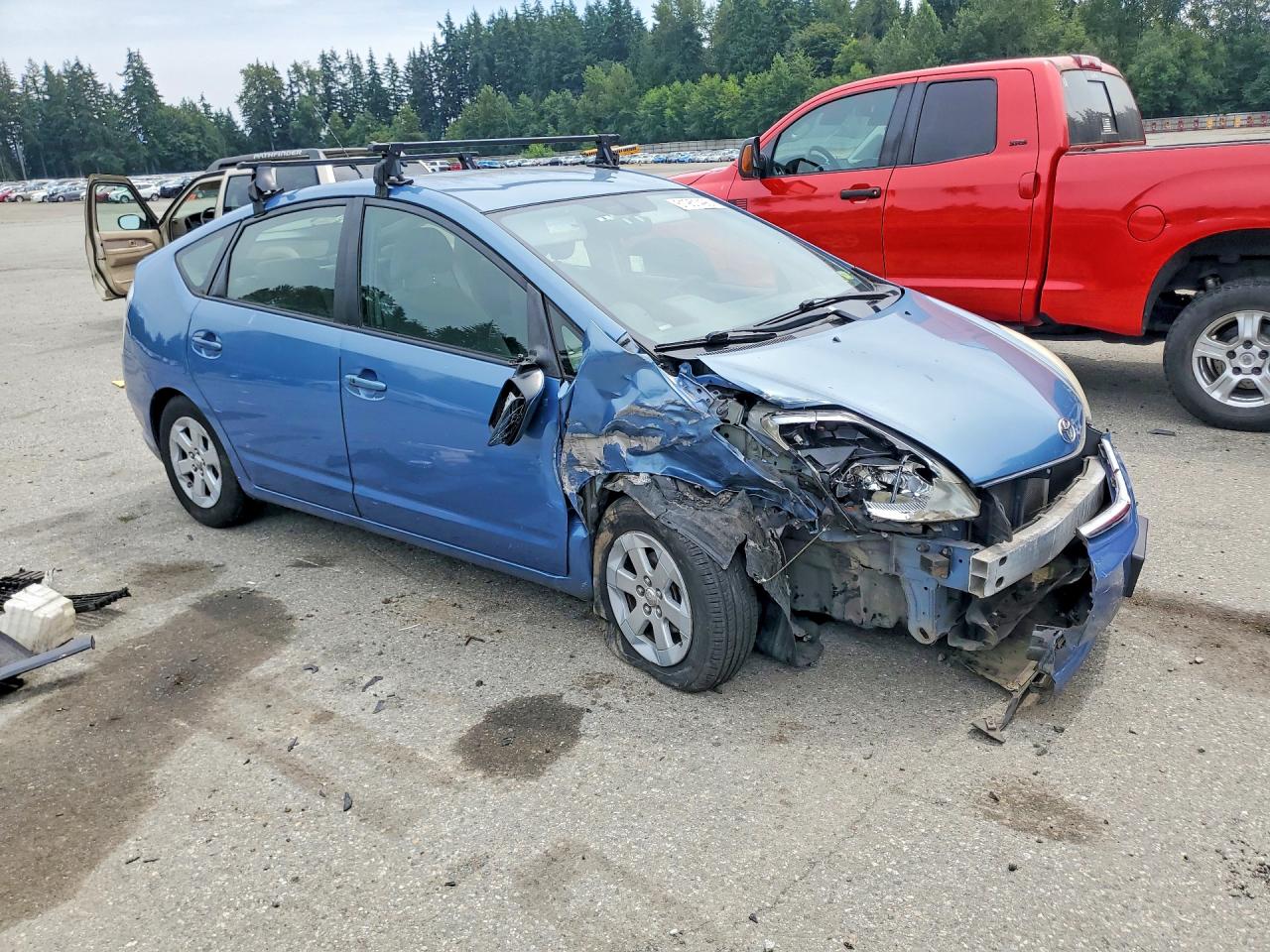 2008 Toyota Prius Base Blue vin: JTDKB20U987701477