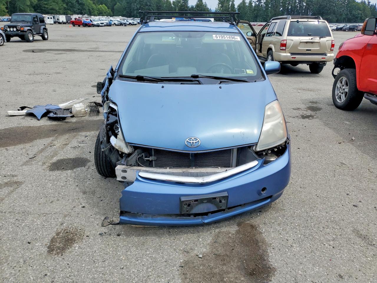 2008 Toyota Prius Base Blue vin: JTDKB20U987701477