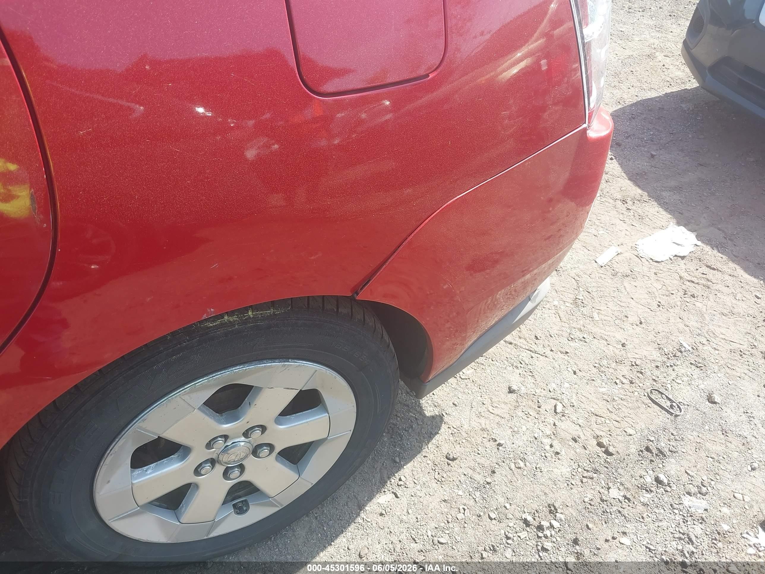 2008 Toyota Prius   Red vin: JTDKB20U987723754