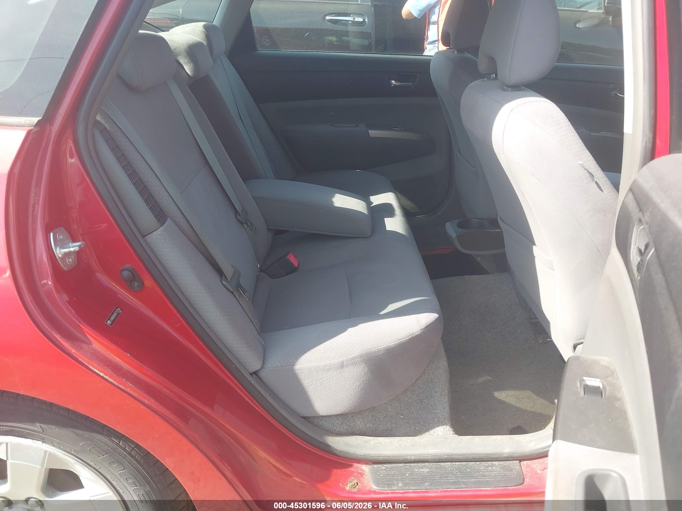 2008 Toyota Prius   Red vin: JTDKB20U987723754