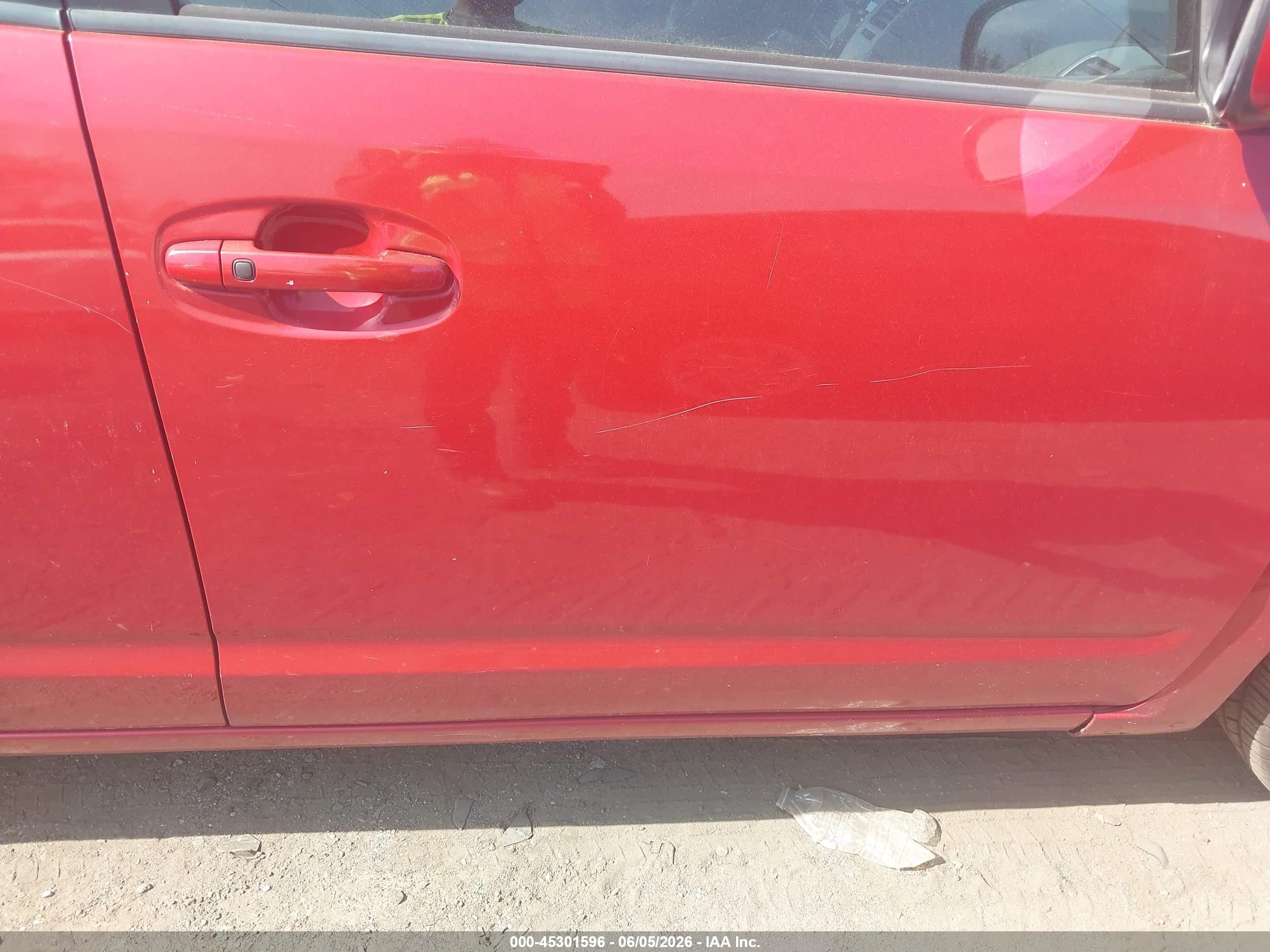 2008 Toyota Prius   Red vin: JTDKB20U987723754
