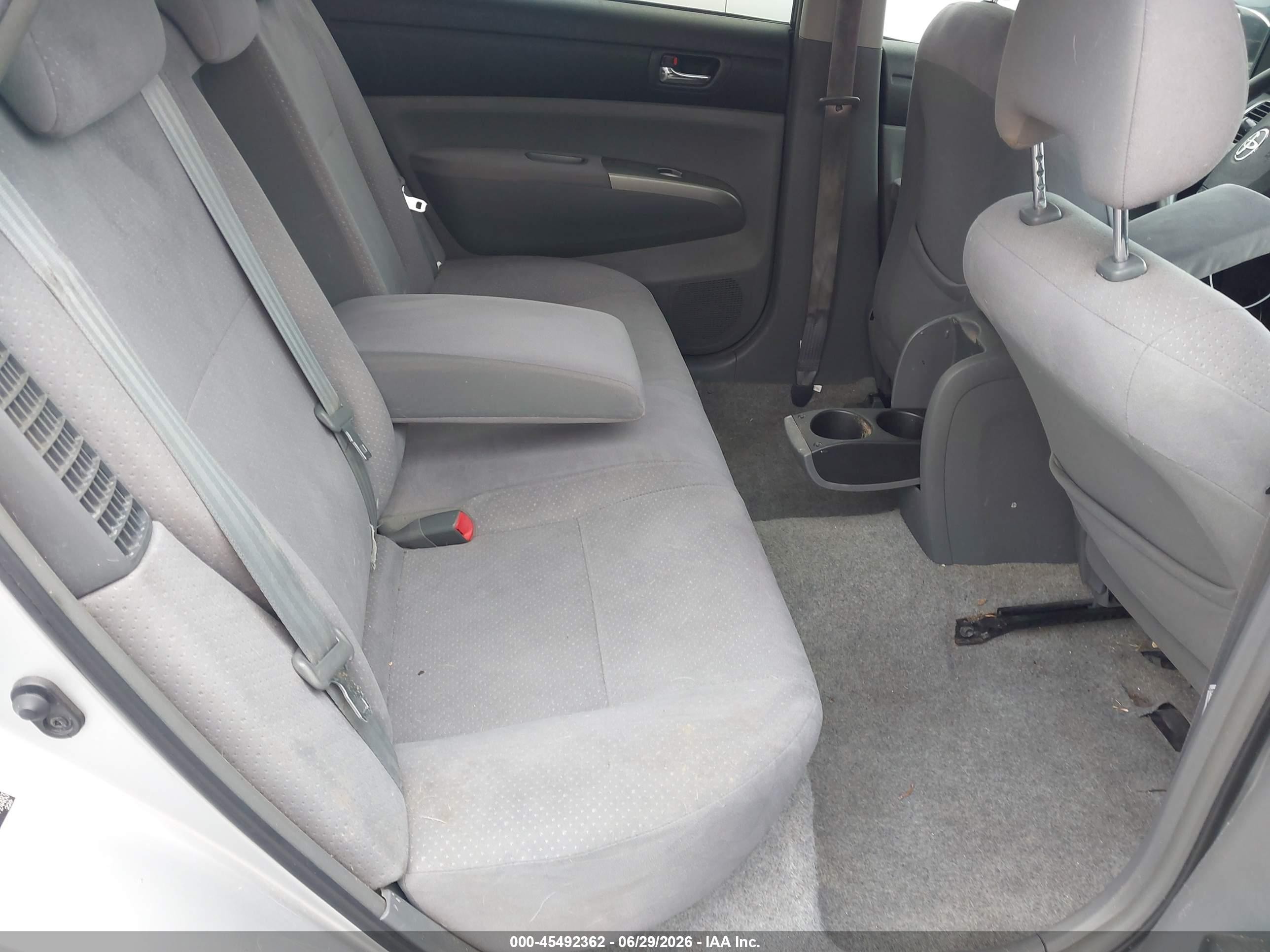 2008 Toyota Prius Серебряный vin: JTDKB20U987724483