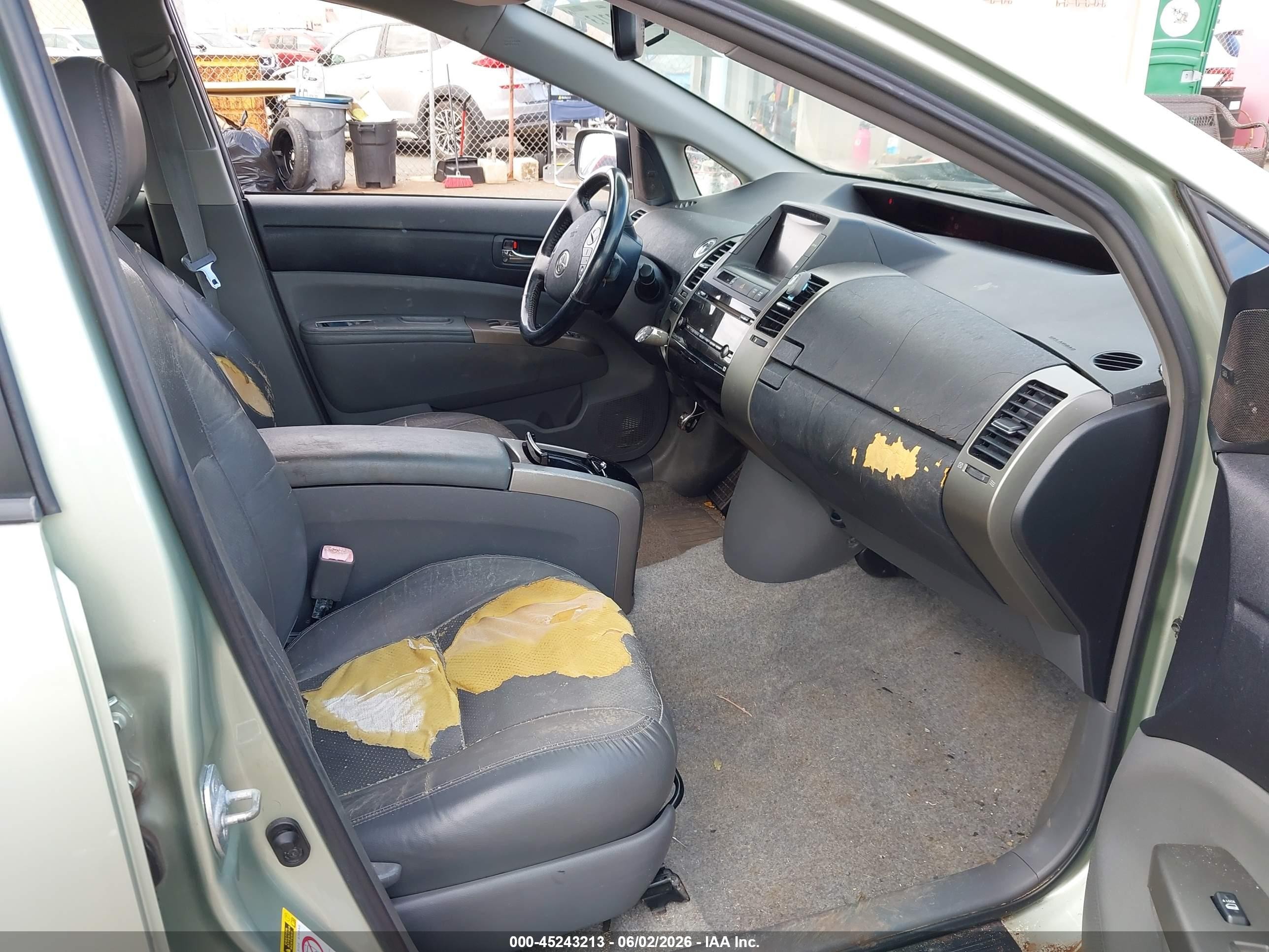 2008 Toyota Prius Standard/touring Green vin: JTDKB20U987743129