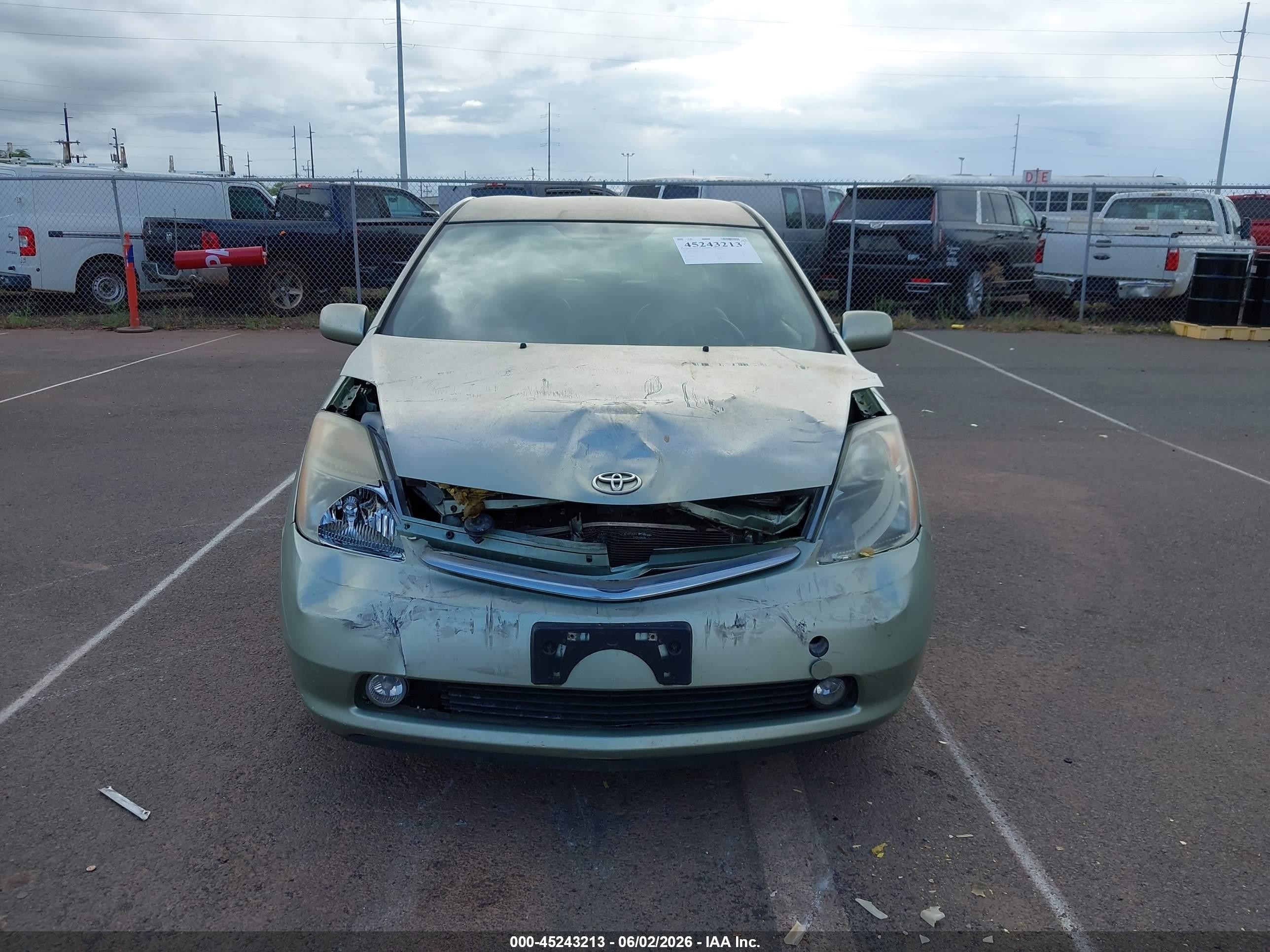 2008 Toyota Prius Standard/touring Green vin: JTDKB20U987743129