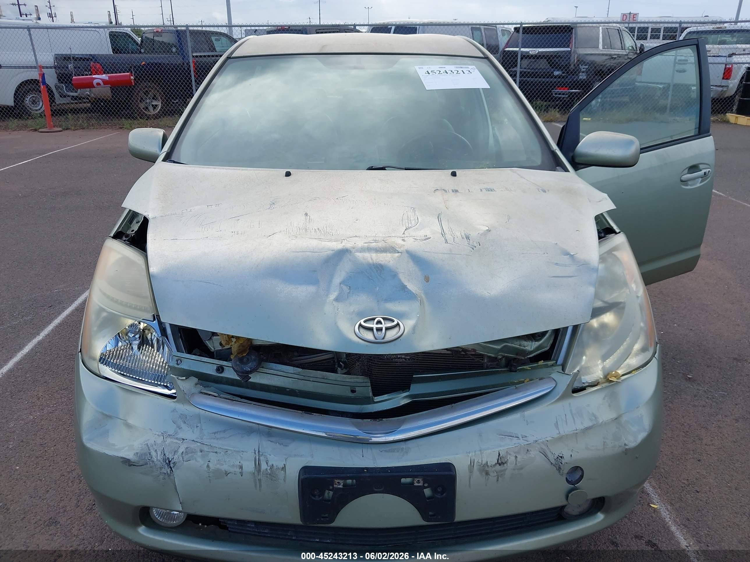 2008 Toyota Prius Standard/touring Green vin: JTDKB20U987743129