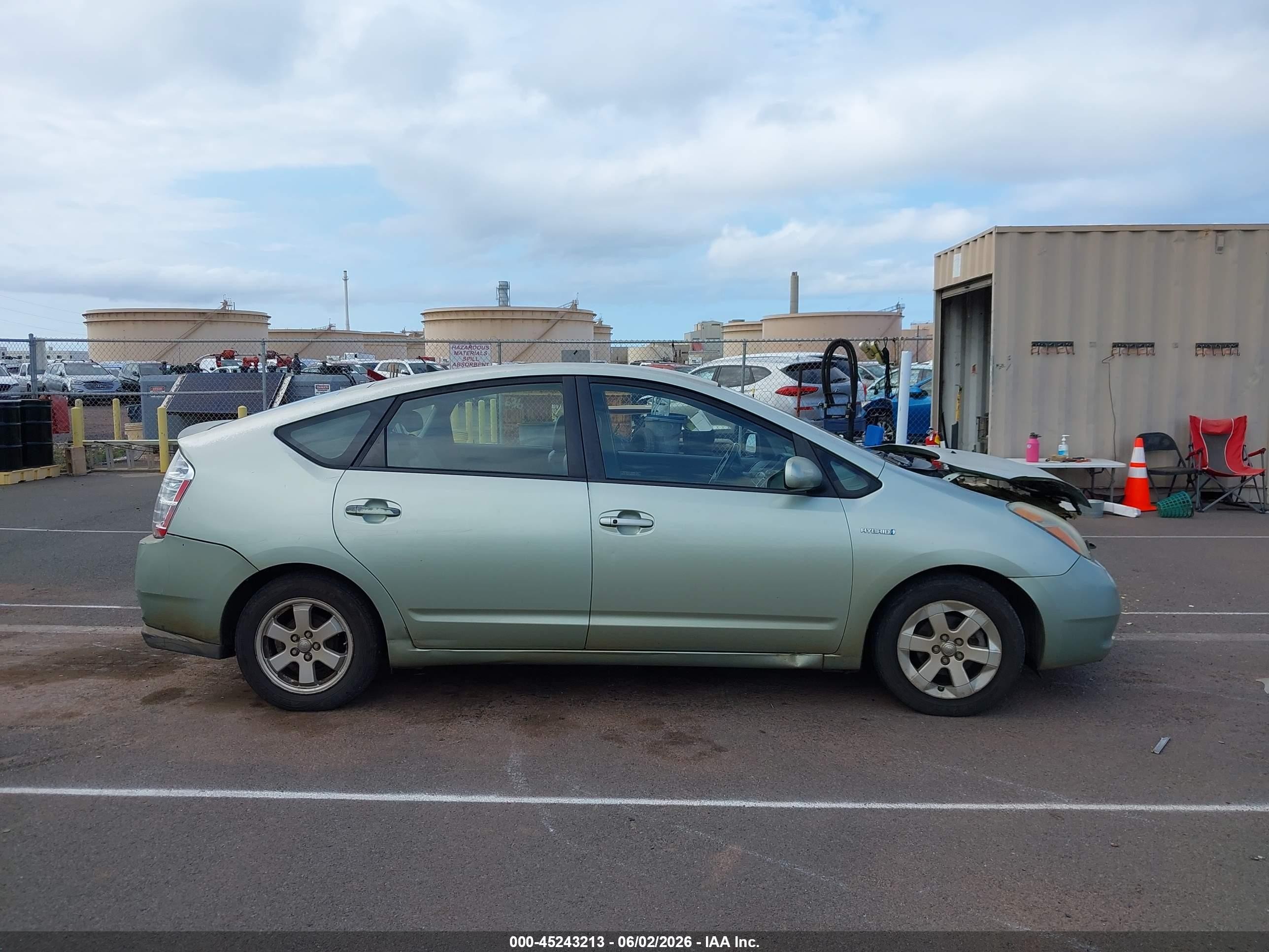 2008 Toyota Prius Standard/touring Green vin: JTDKB20U987743129