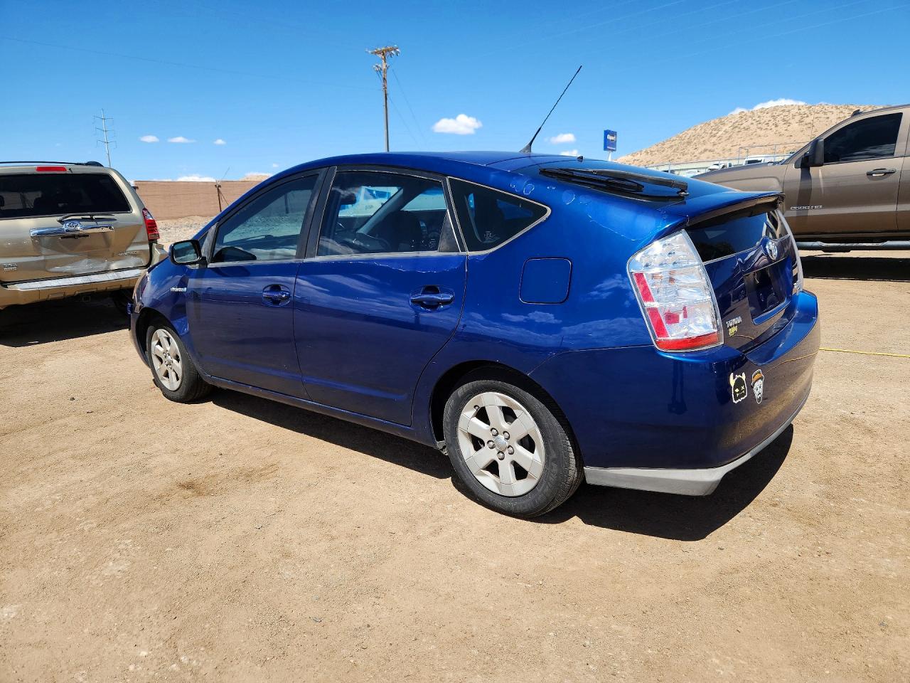 2008 Toyota Prius Base Blue vin: JTDKB20U987746547