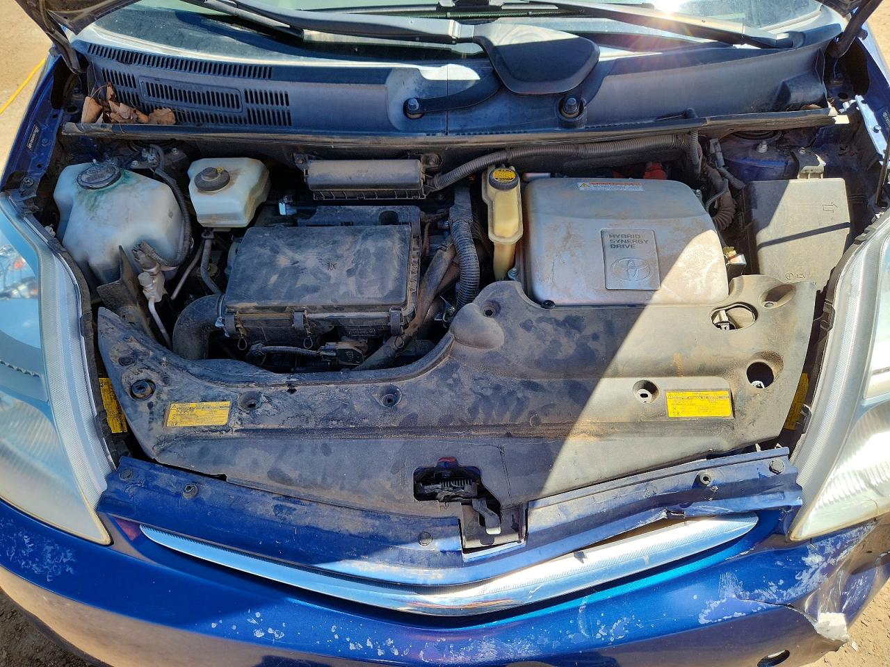 2008 Toyota Prius Base Blue vin: JTDKB20U987746547