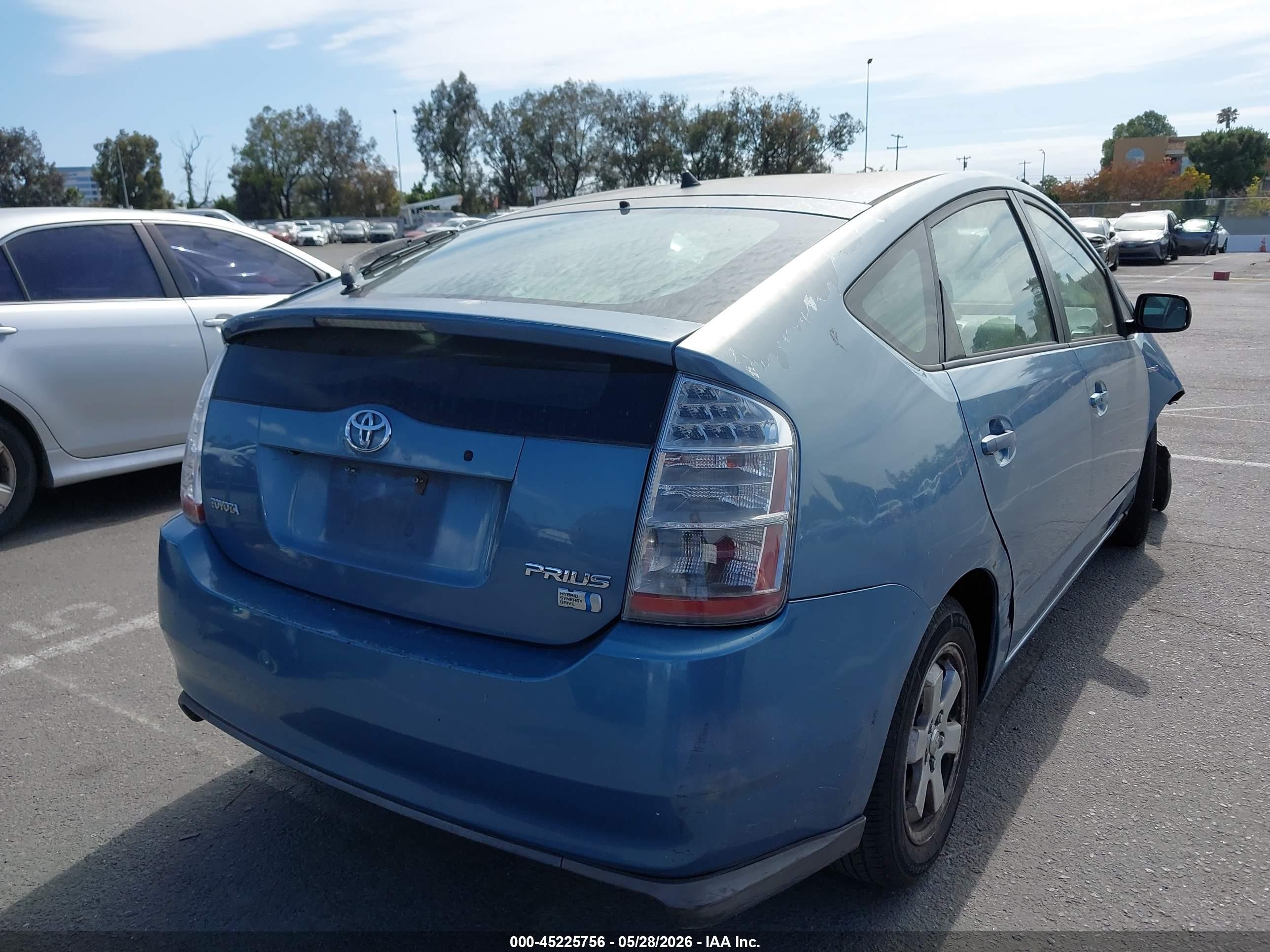 2008 Toyota Prius   Blue vin: JTDKB20U987751828