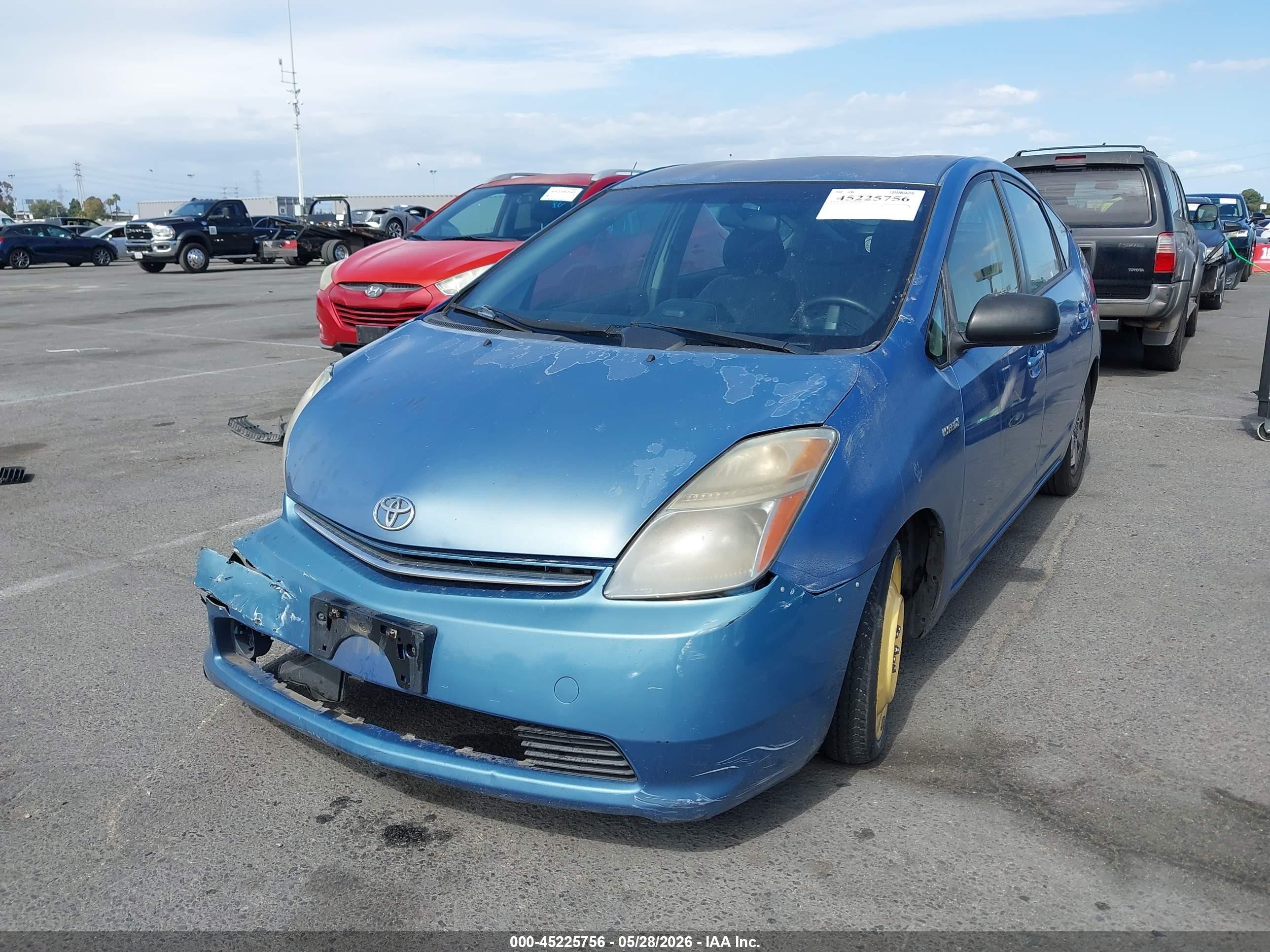2008 Toyota Prius   Blue vin: JTDKB20U987751828