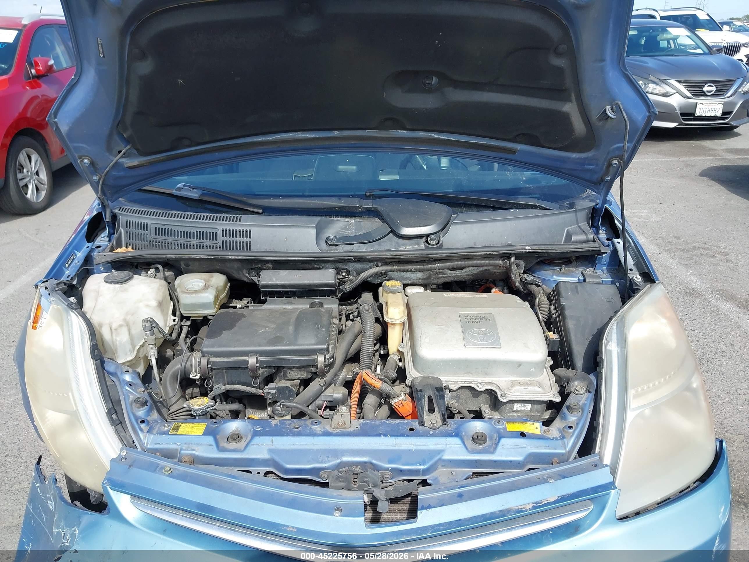 2008 Toyota Prius   Blue vin: JTDKB20U987751828