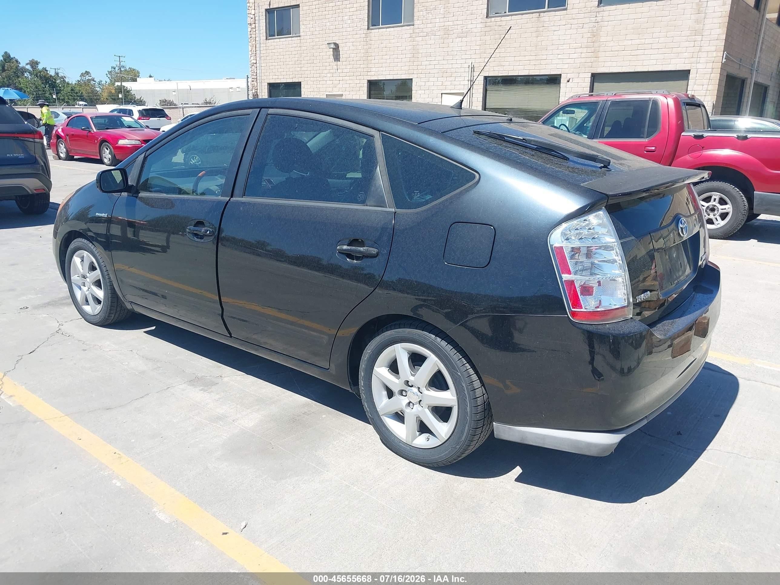 2008 Toyota Prius Touring Black vin: JTDKB20U987758732