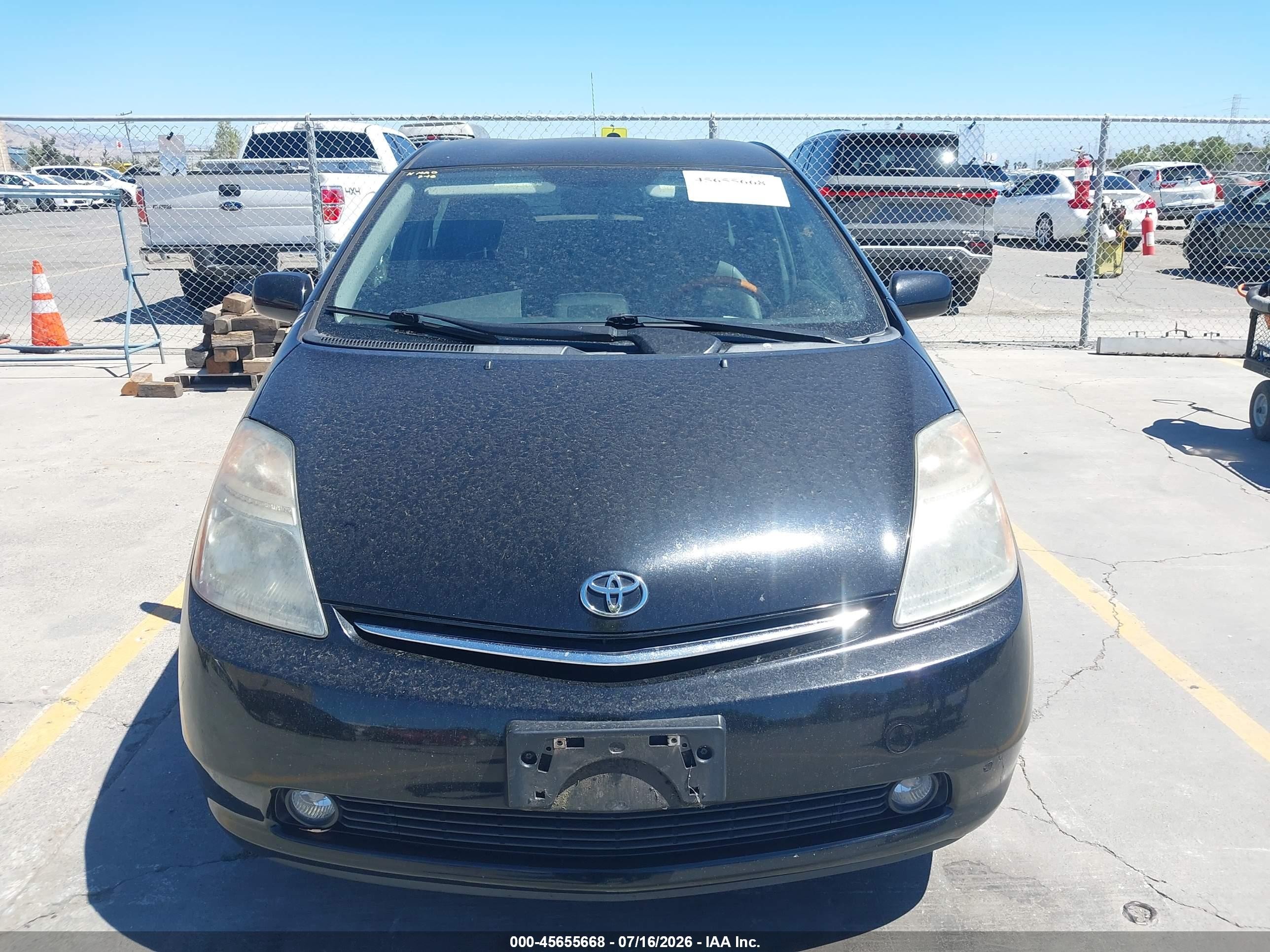 2008 Toyota Prius Touring Black vin: JTDKB20U987758732