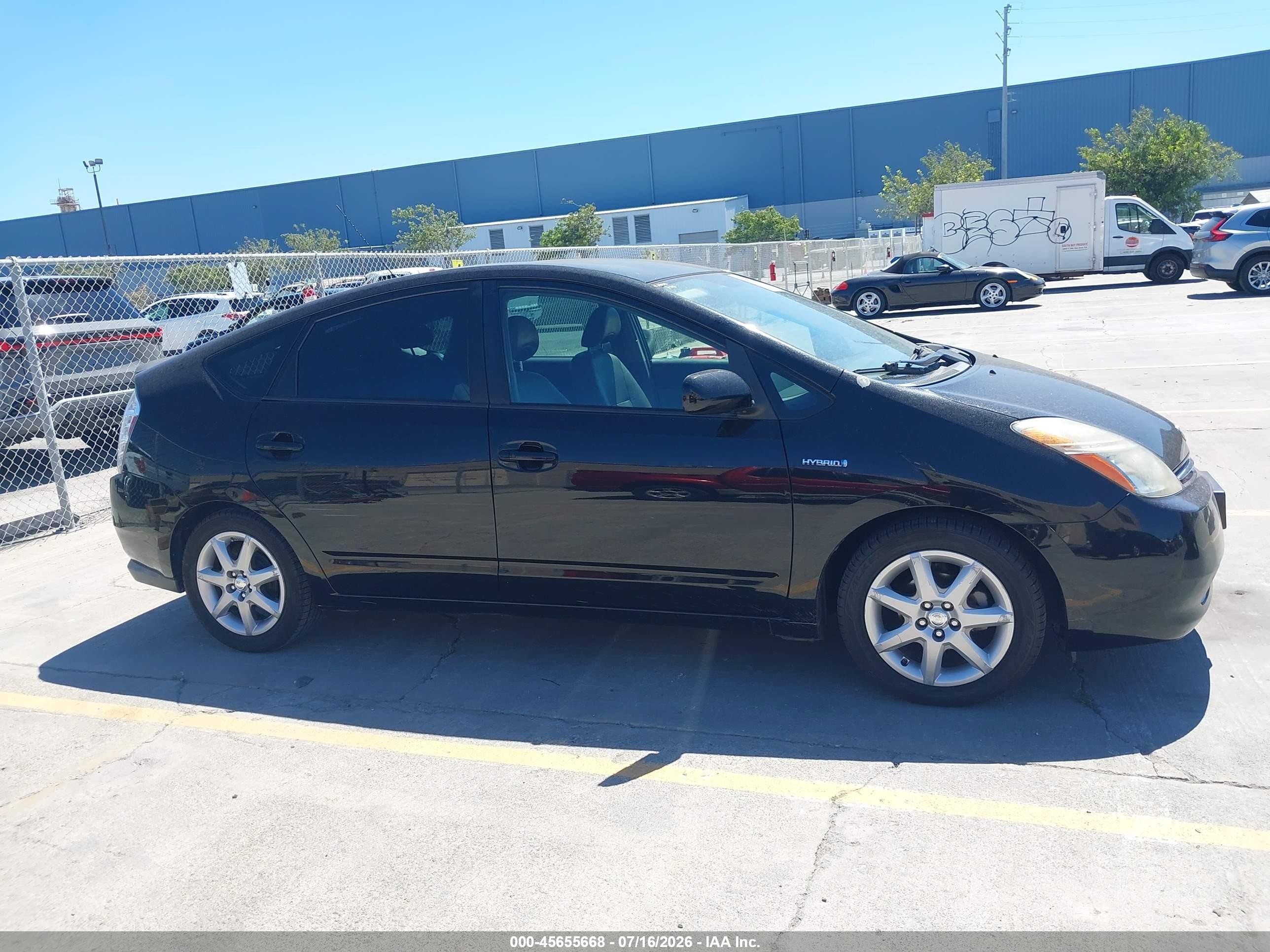 2008 Toyota Prius Touring Black vin: JTDKB20U987758732