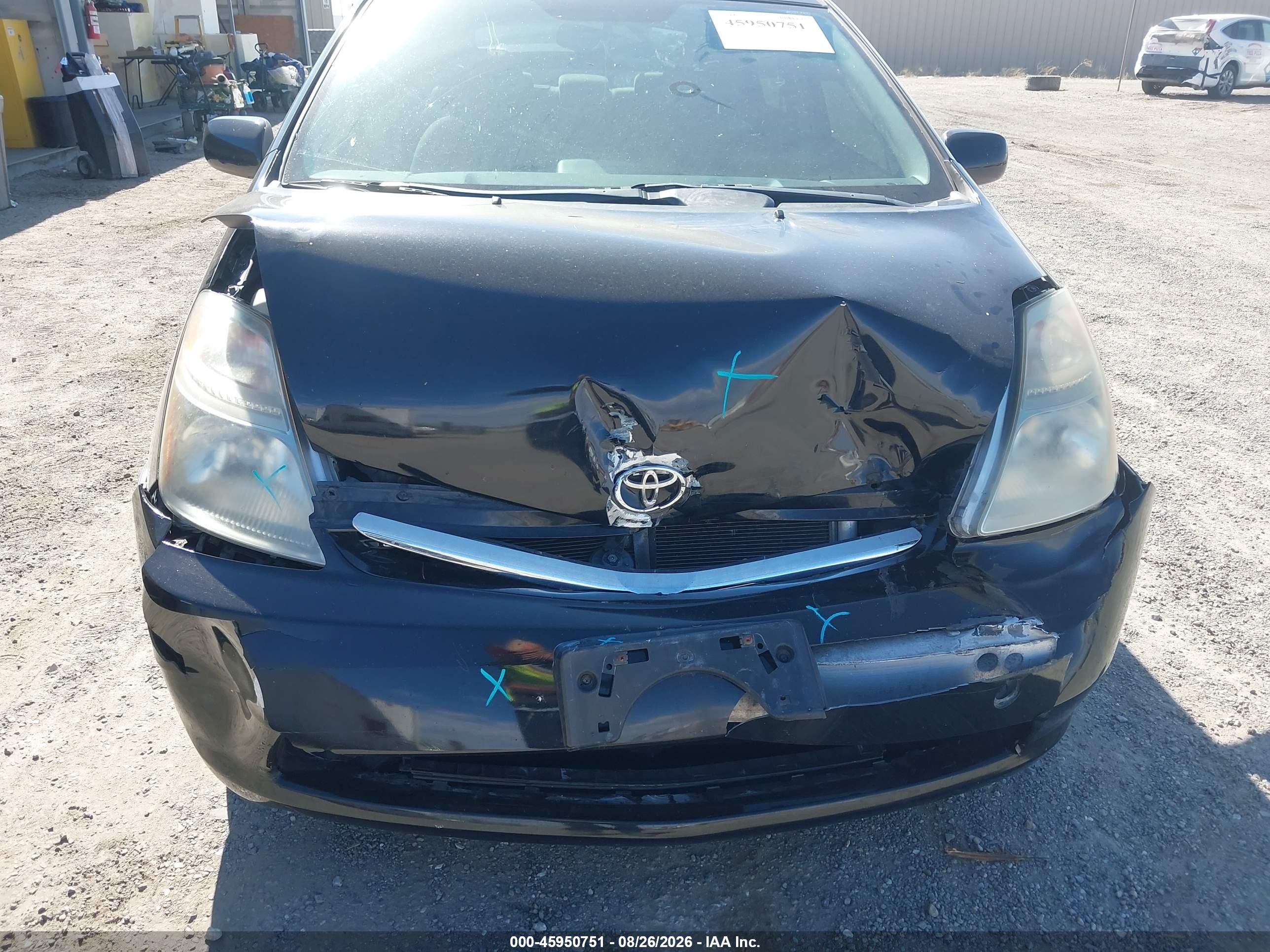 2008 Toyota Prius   Black vin: JTDKB20U987787714