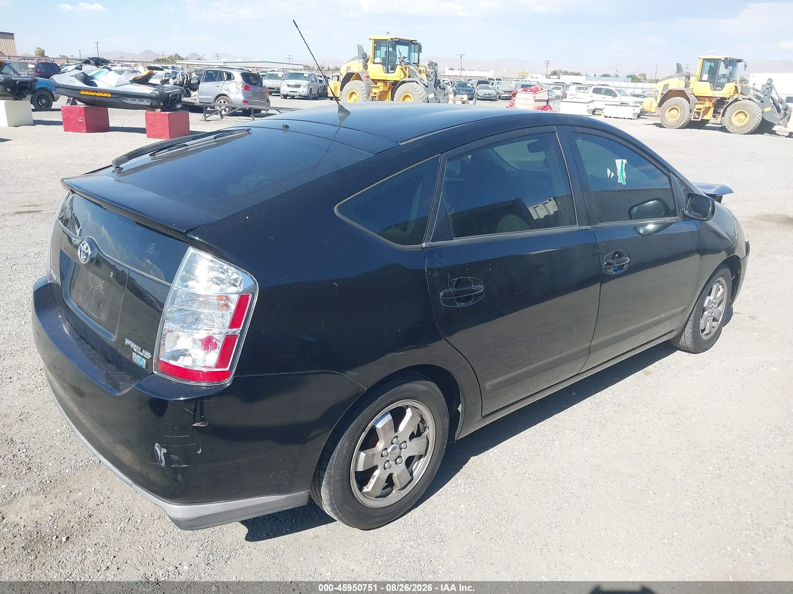 2008 Toyota Prius   Black vin: JTDKB20U987787714