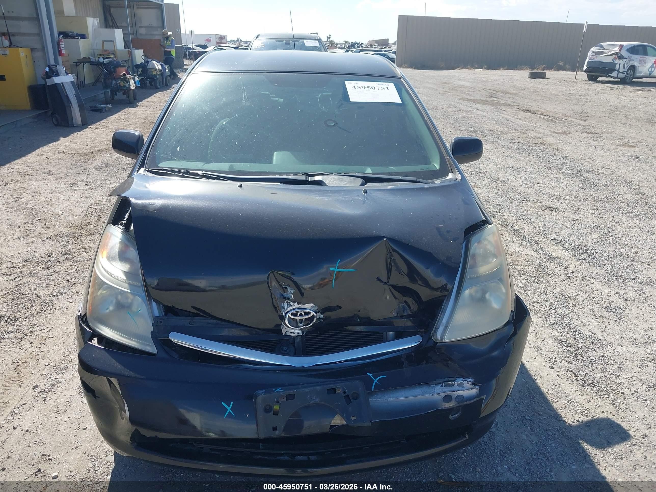 2008 Toyota Prius   Black vin: JTDKB20U987787714