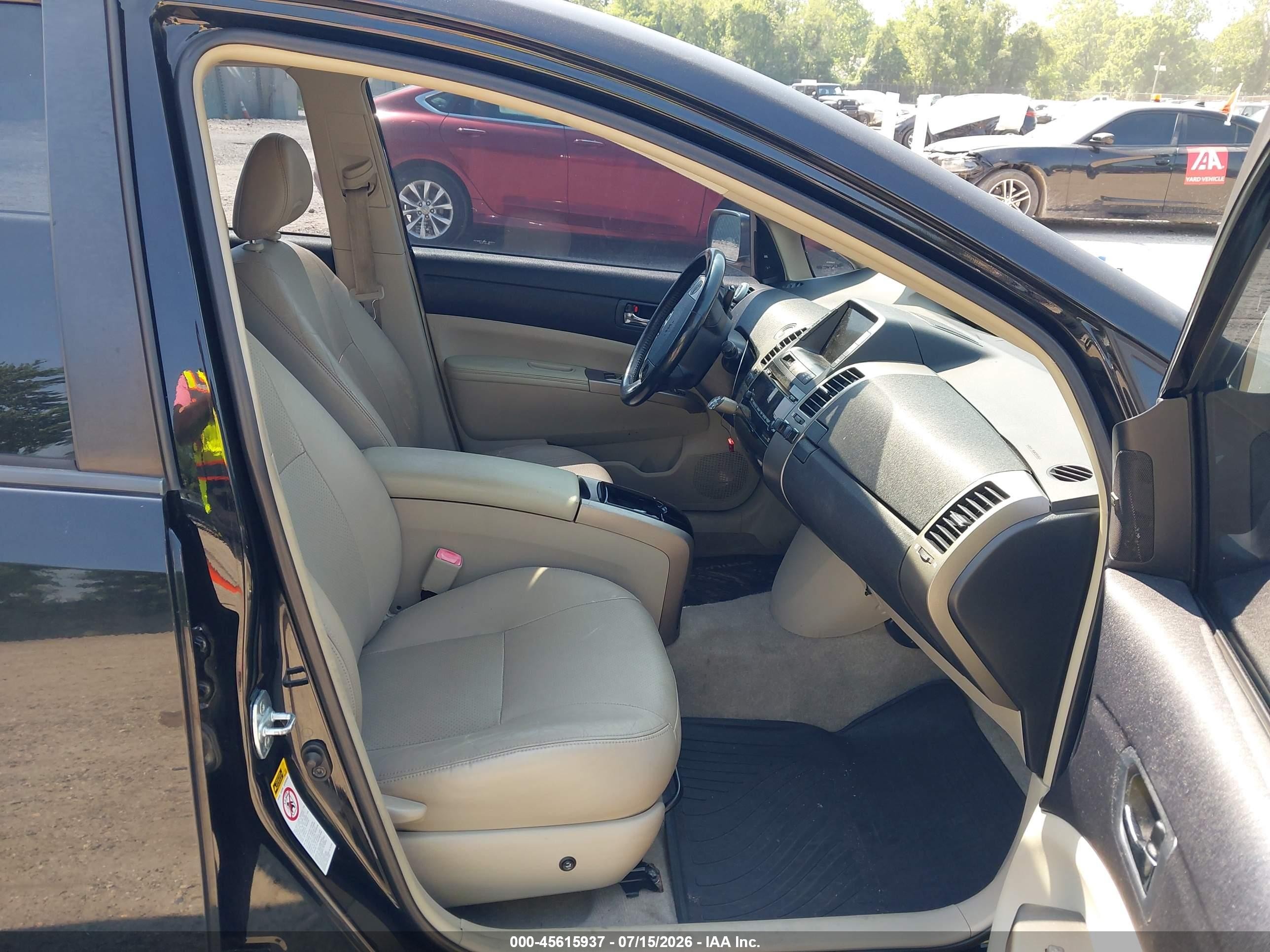 2008 Toyota Prius   Black vin: JTDKB20U987795294