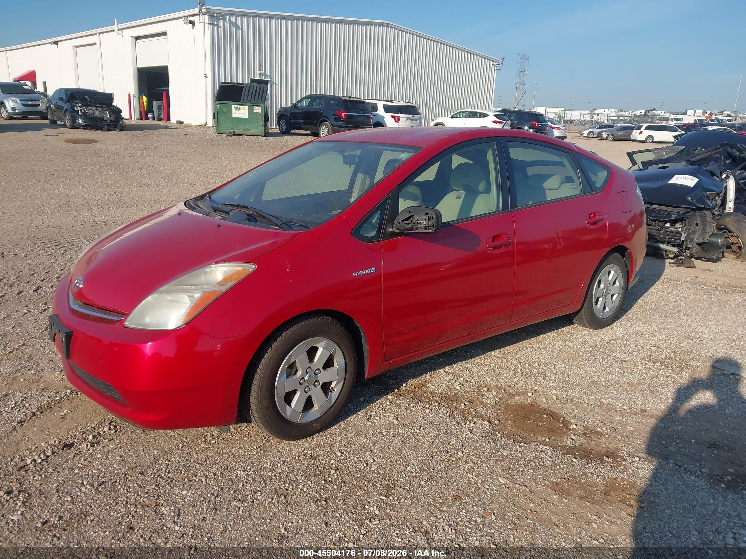 2008 Toyota Prius   Red vin: JTDKB20U987797692