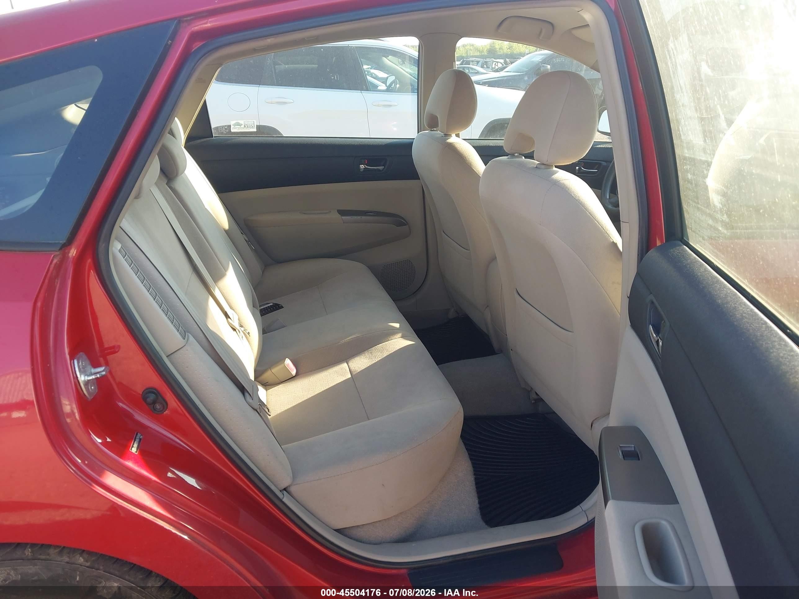 2008 Toyota Prius   Red vin: JTDKB20U987797692