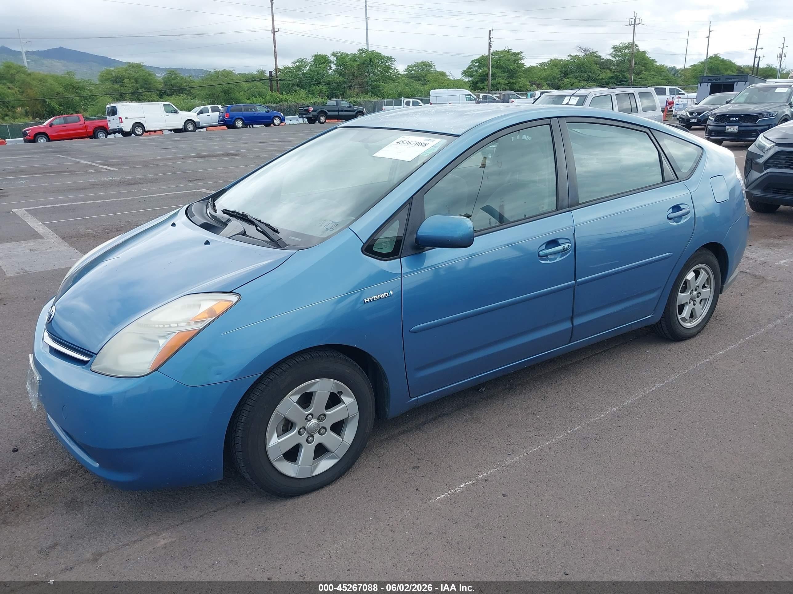 2008 Toyota Prius   Blue vin: JTDKB20U987802969