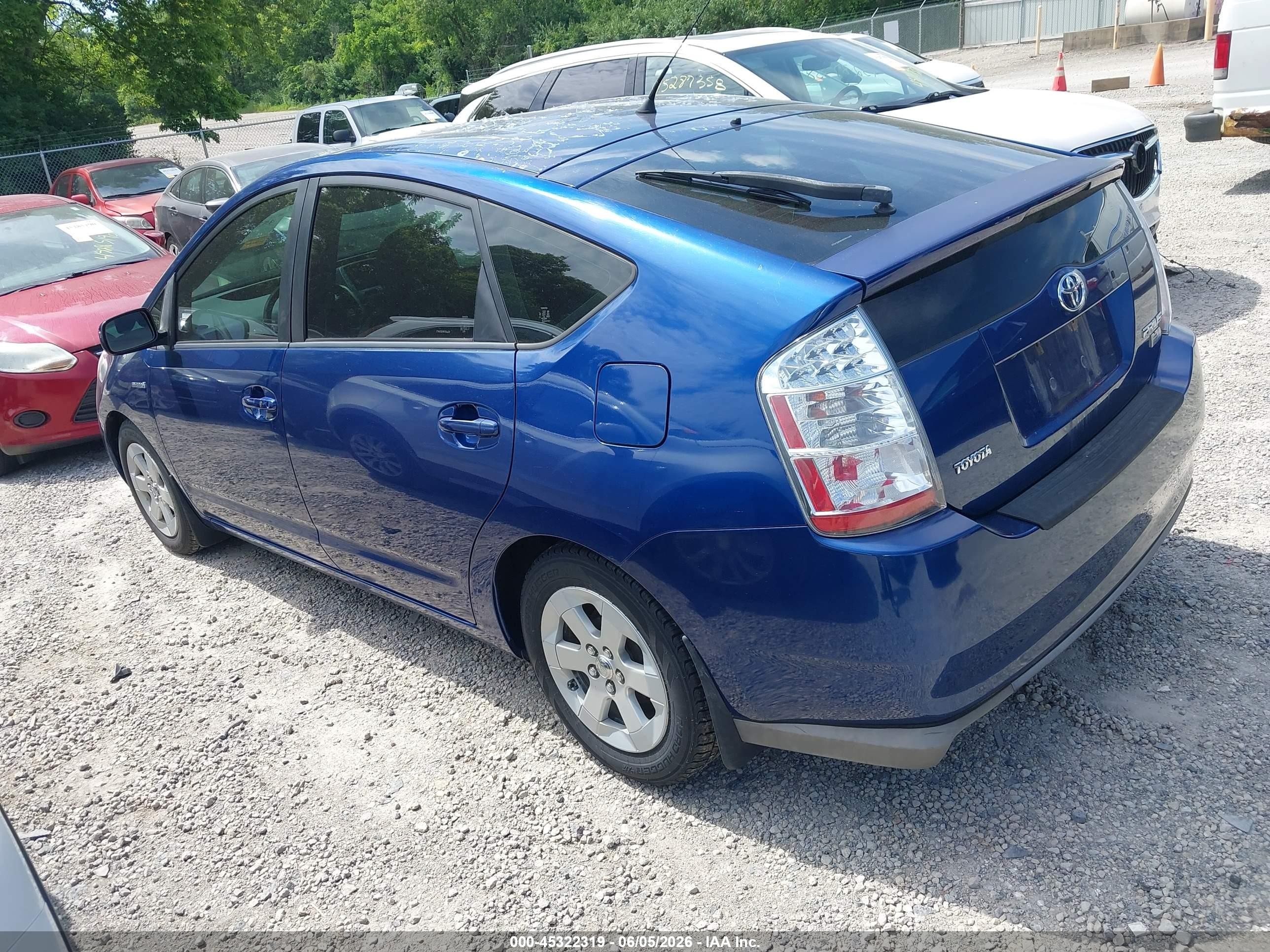 2008 Toyota Prius   Blue vin: JTDKB20U987806200