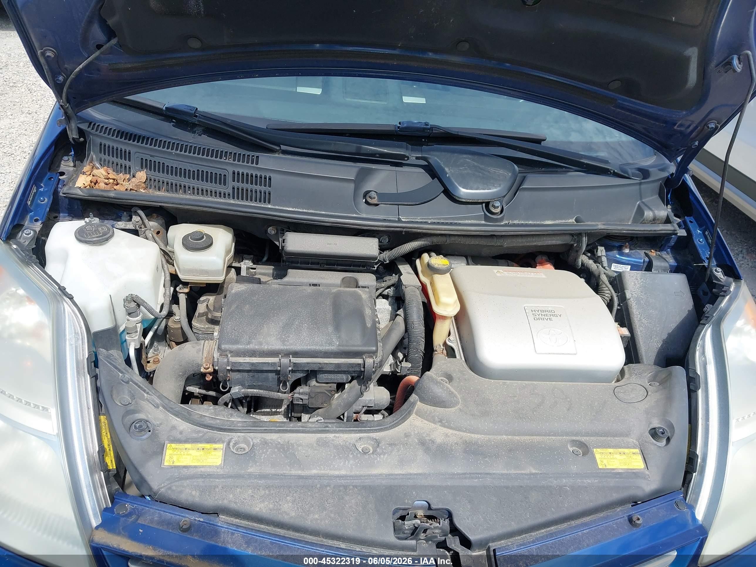 2008 Toyota Prius   Blue vin: JTDKB20U987806200