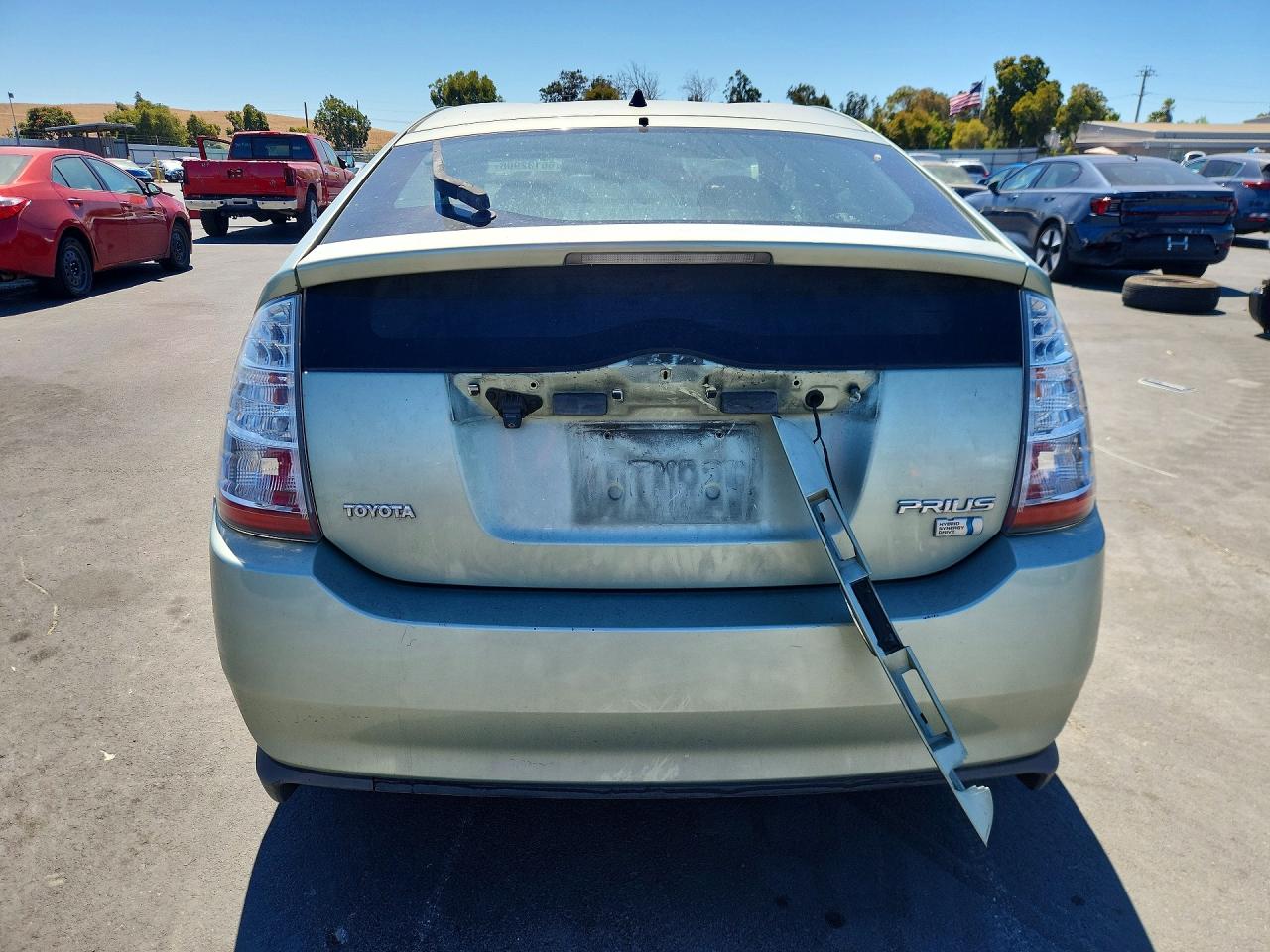 2008 Toyota Prius Base Green vin: JTDKB20U987807055