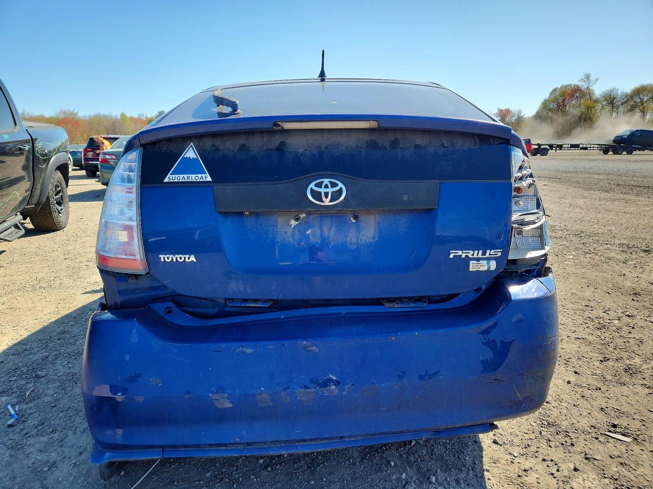 2008 Toyota Prius Base Blue vin: JTDKB20U987808626