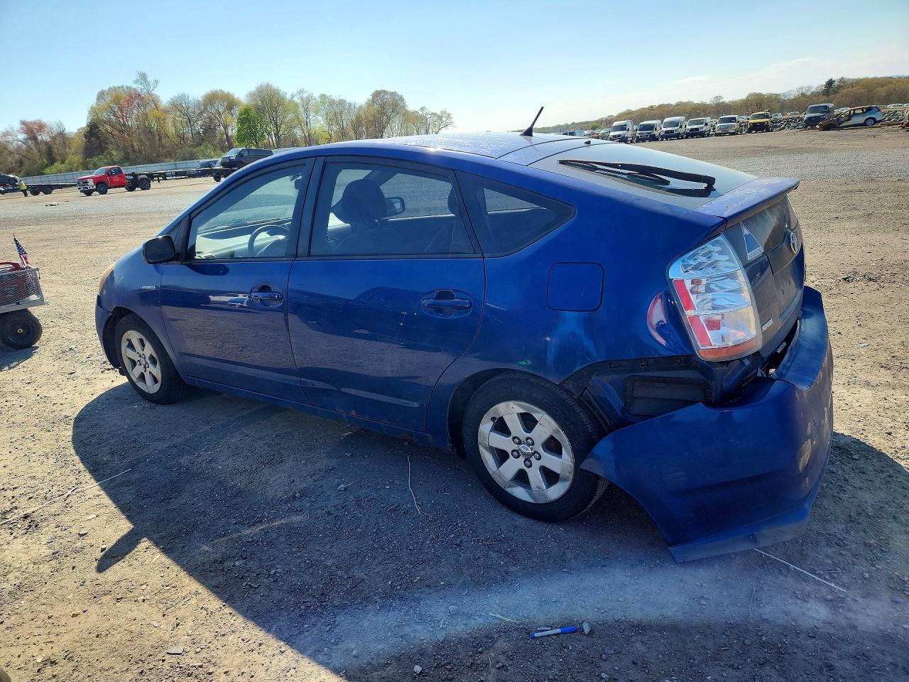 2008 Toyota Prius Base Blue vin: JTDKB20U987808626