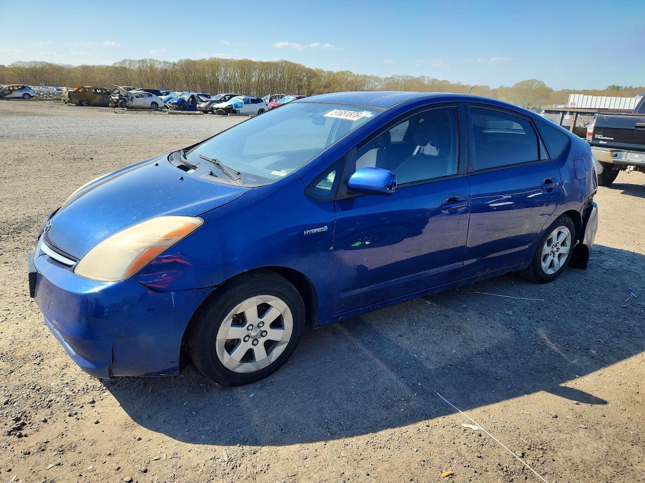 2008 Toyota Prius Base Blue vin: JTDKB20U987808626