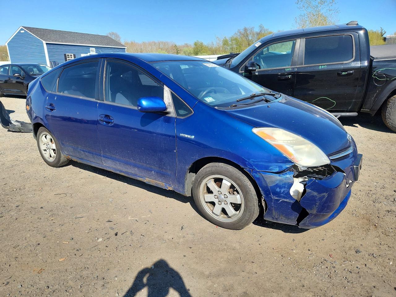 2008 Toyota Prius Base Blue vin: JTDKB20U987808626