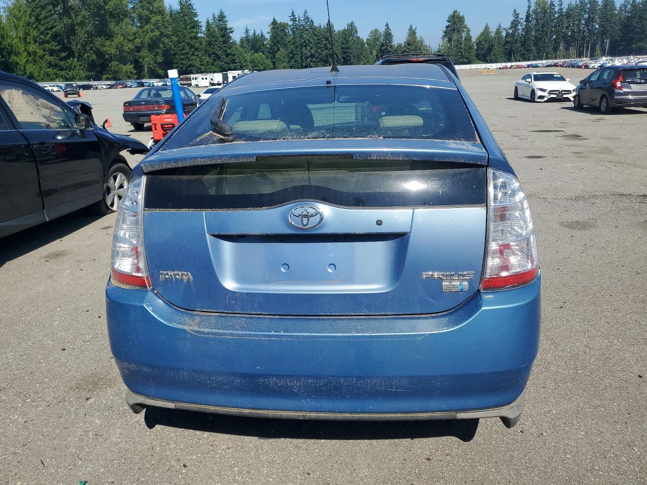 2008 Toyota Prius Base Blue vin: JTDKB20U987812921