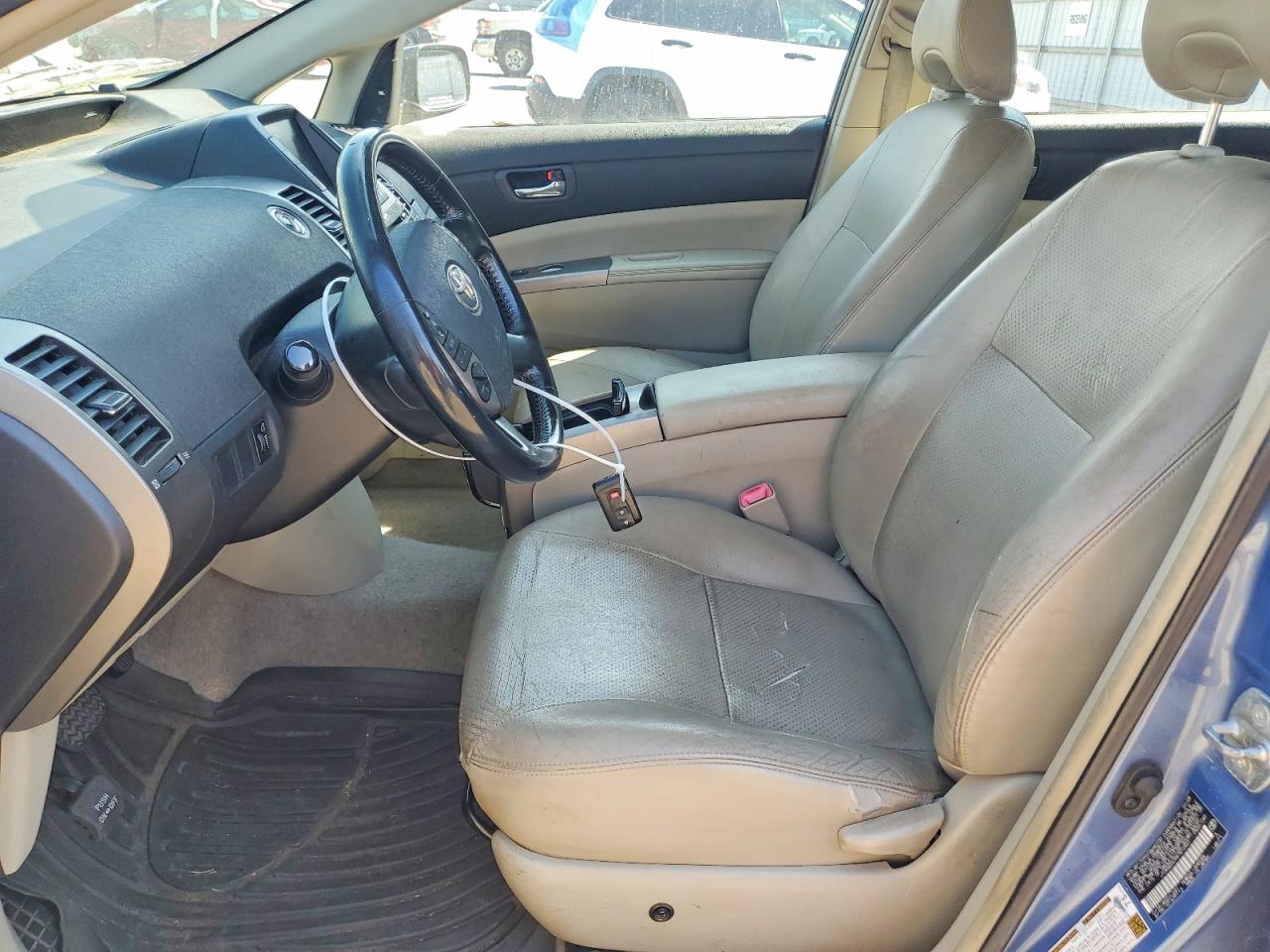 2008 Toyota Prius Base Blue vin: JTDKB20U987812921