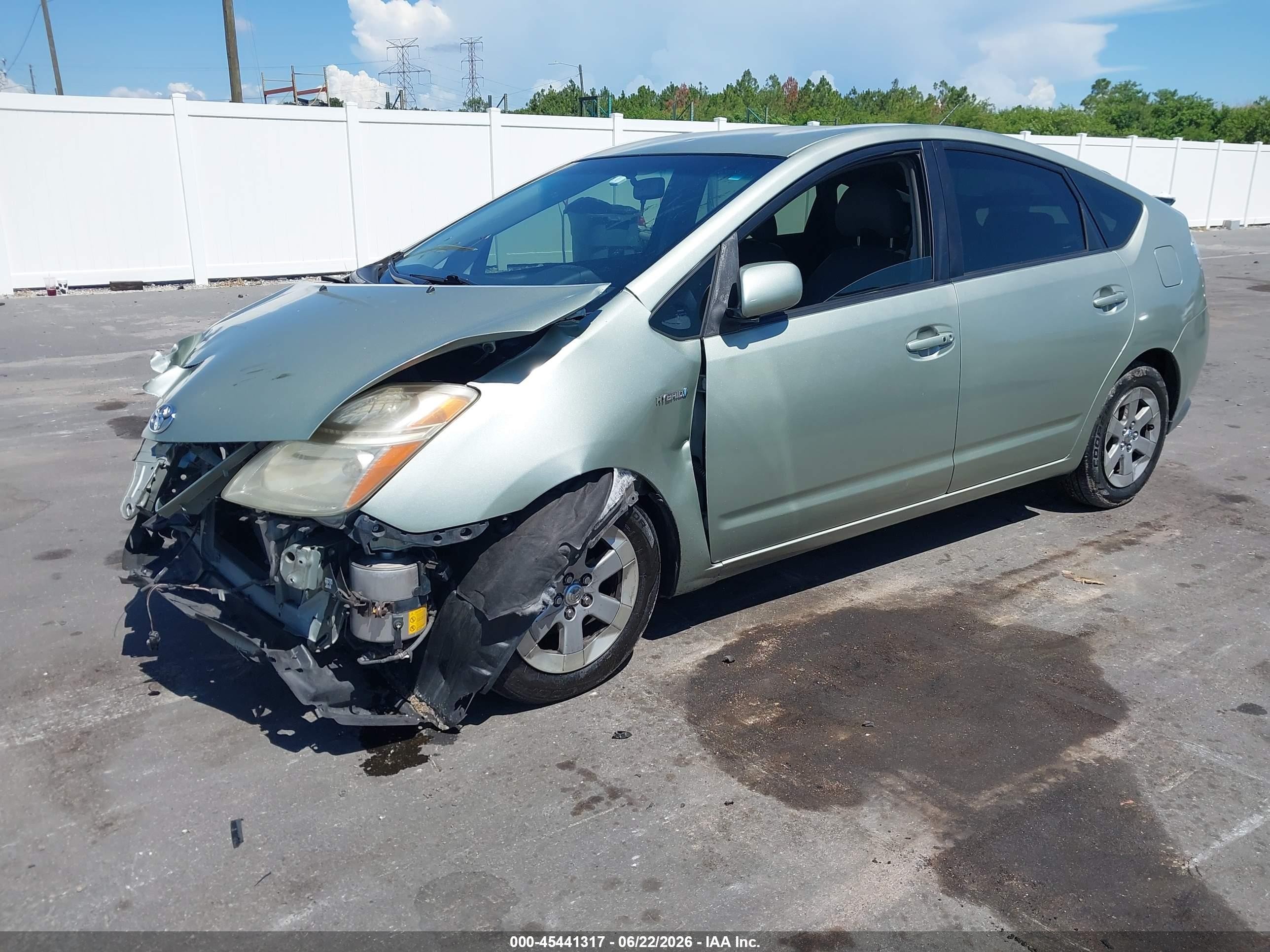 2009 Toyota Prius   Green vin: JTDKB20U993462733