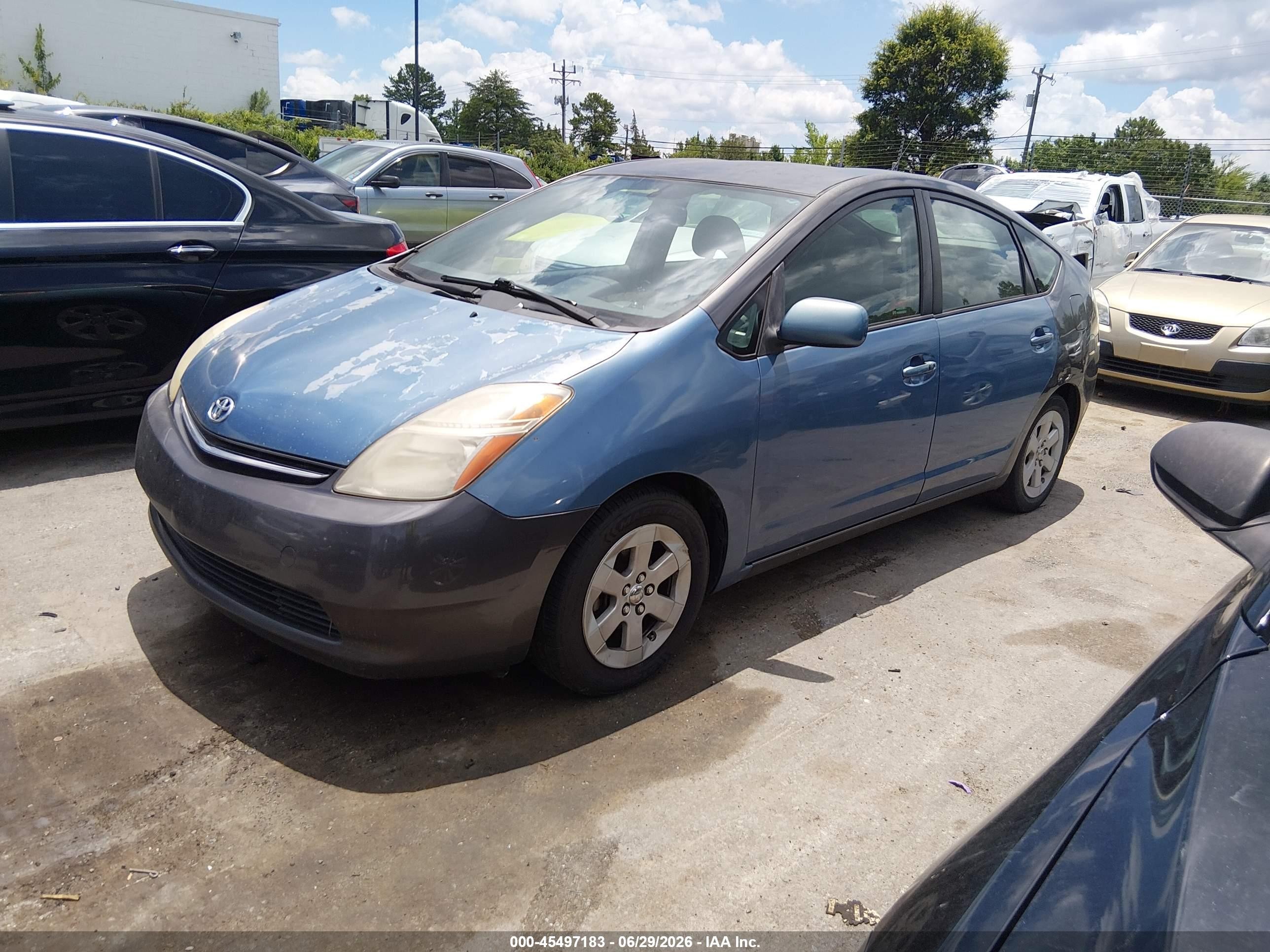 2009 Toyota Prius   Blue vin: JTDKB20U993466796