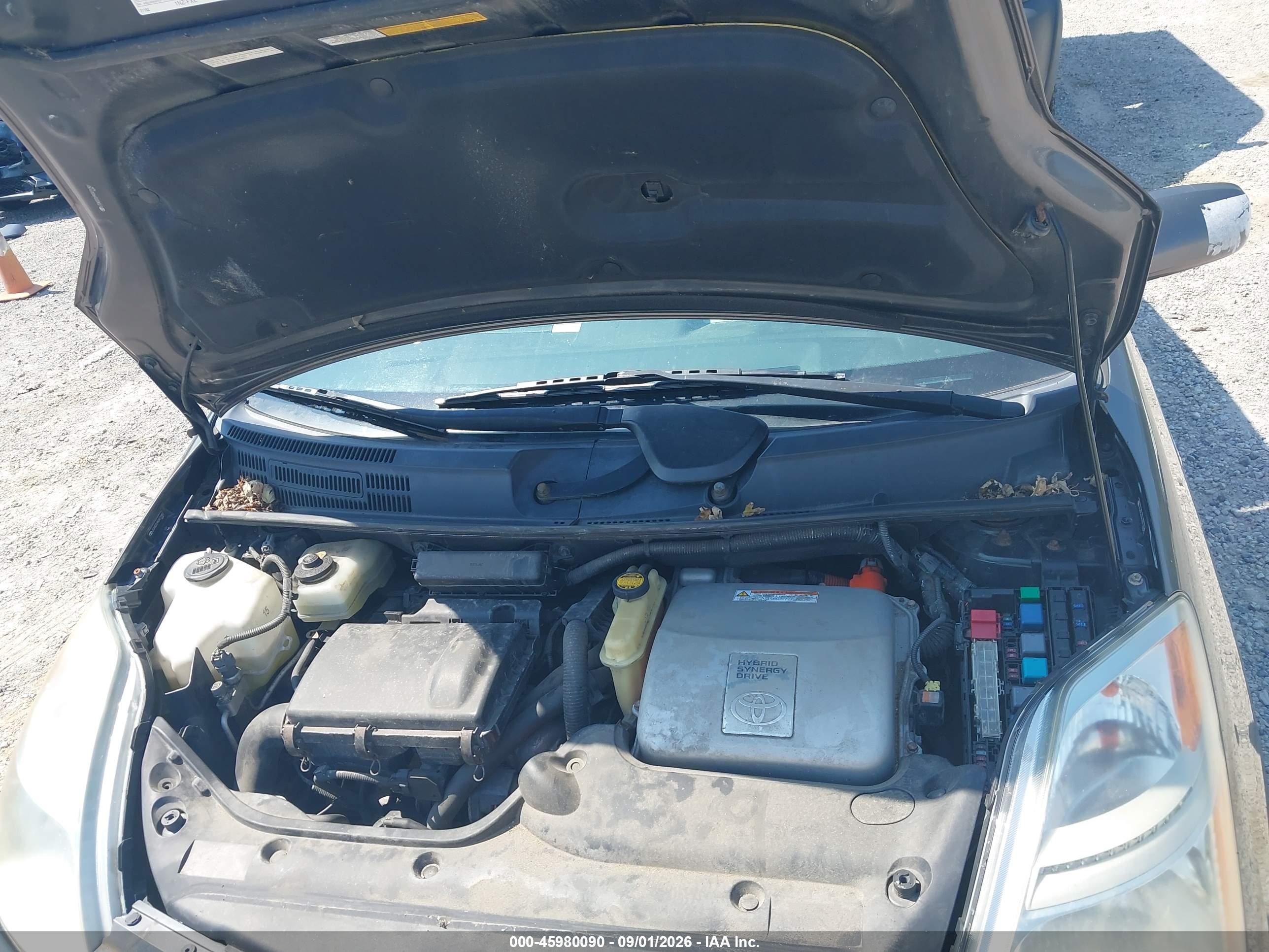 2009 Toyota Prius   Gray vin: JTDKB20U993471092