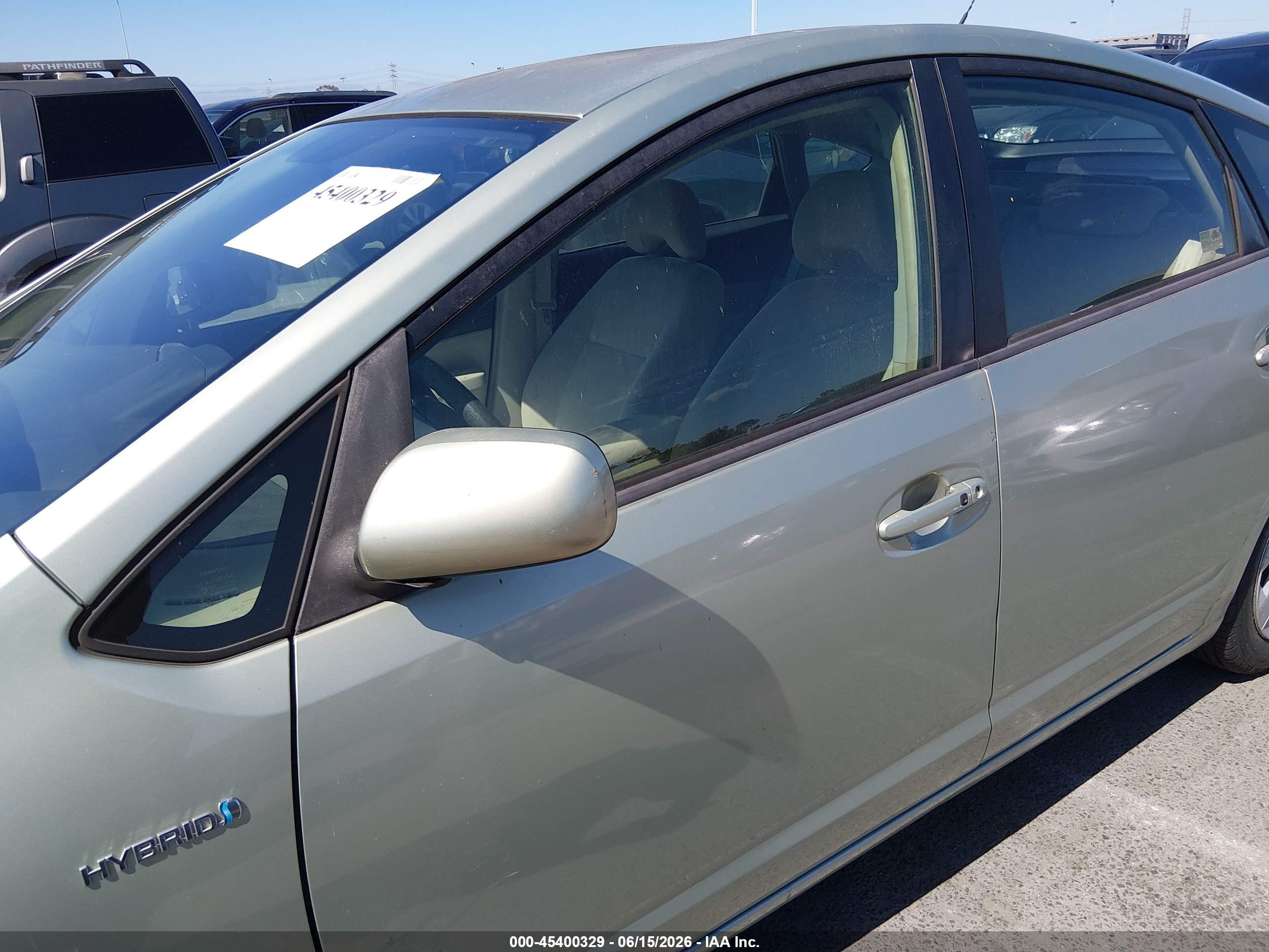 2009 Toyota Prius   Green vin: JTDKB20U993472310