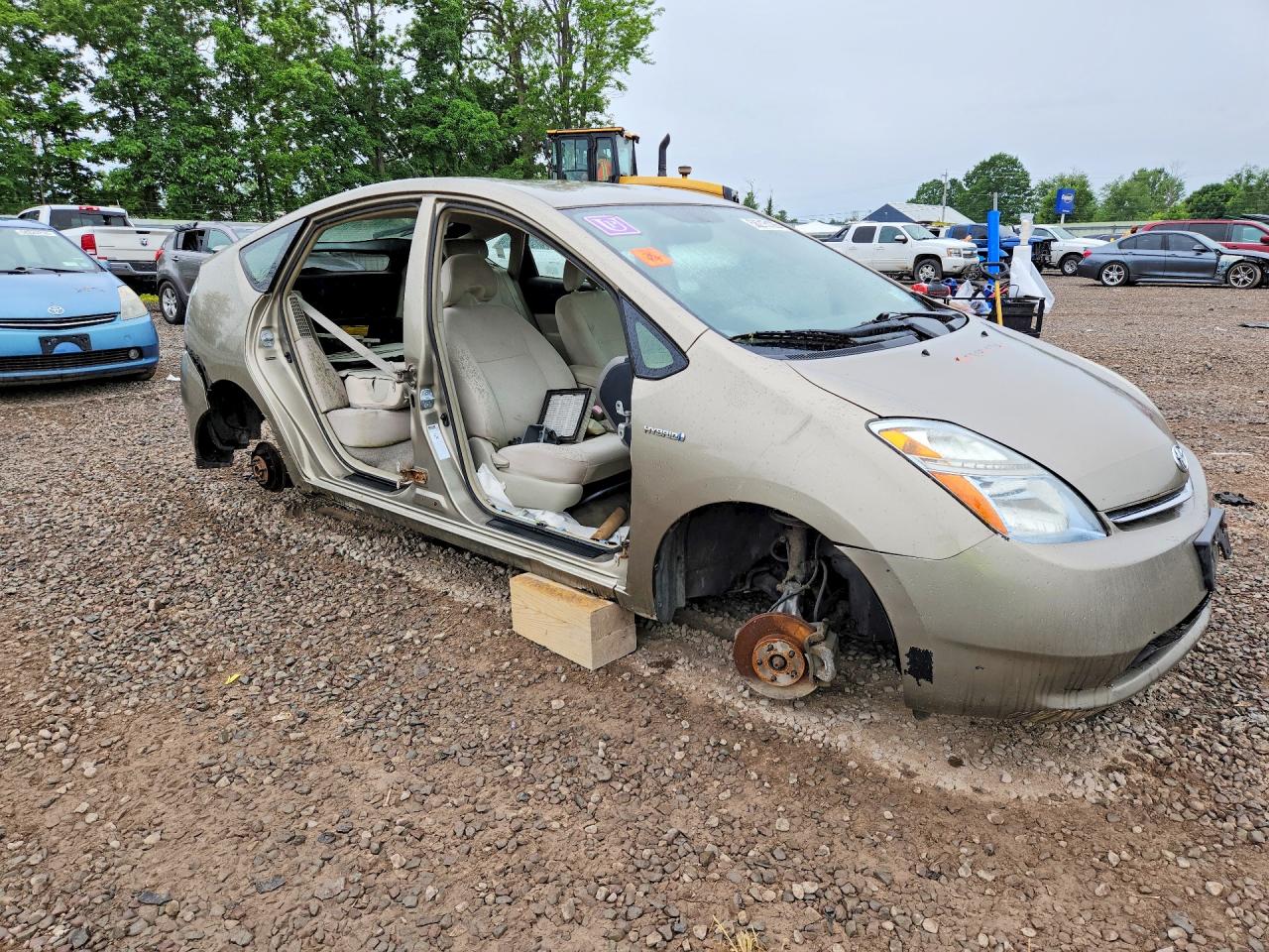 2009 Toyota Prius Base Tan vin: JTDKB20U993475952