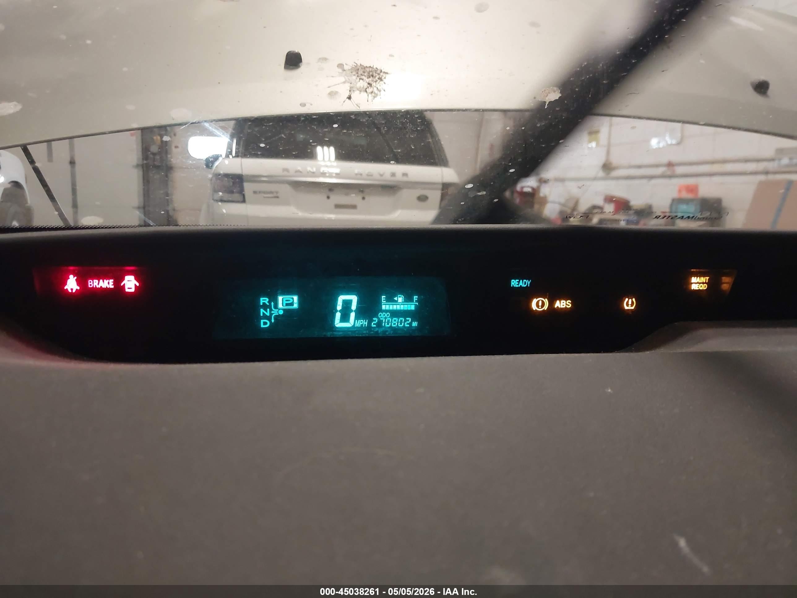 2009 Toyota Prius   Gray vin: JTDKB20U993489138