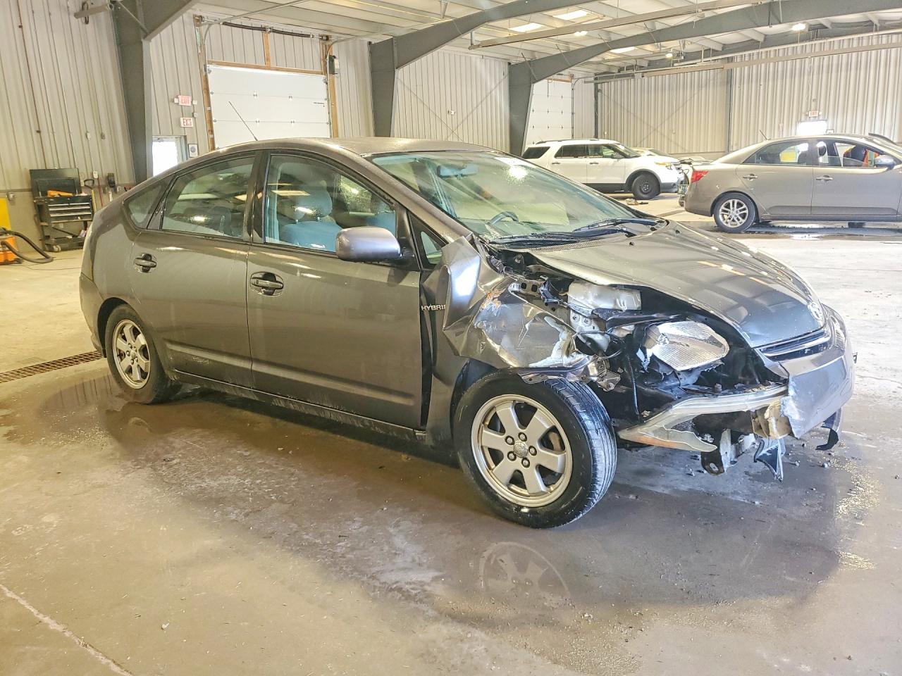 2009 Toyota Prius Base Gray vin: JTDKB20U993498678
